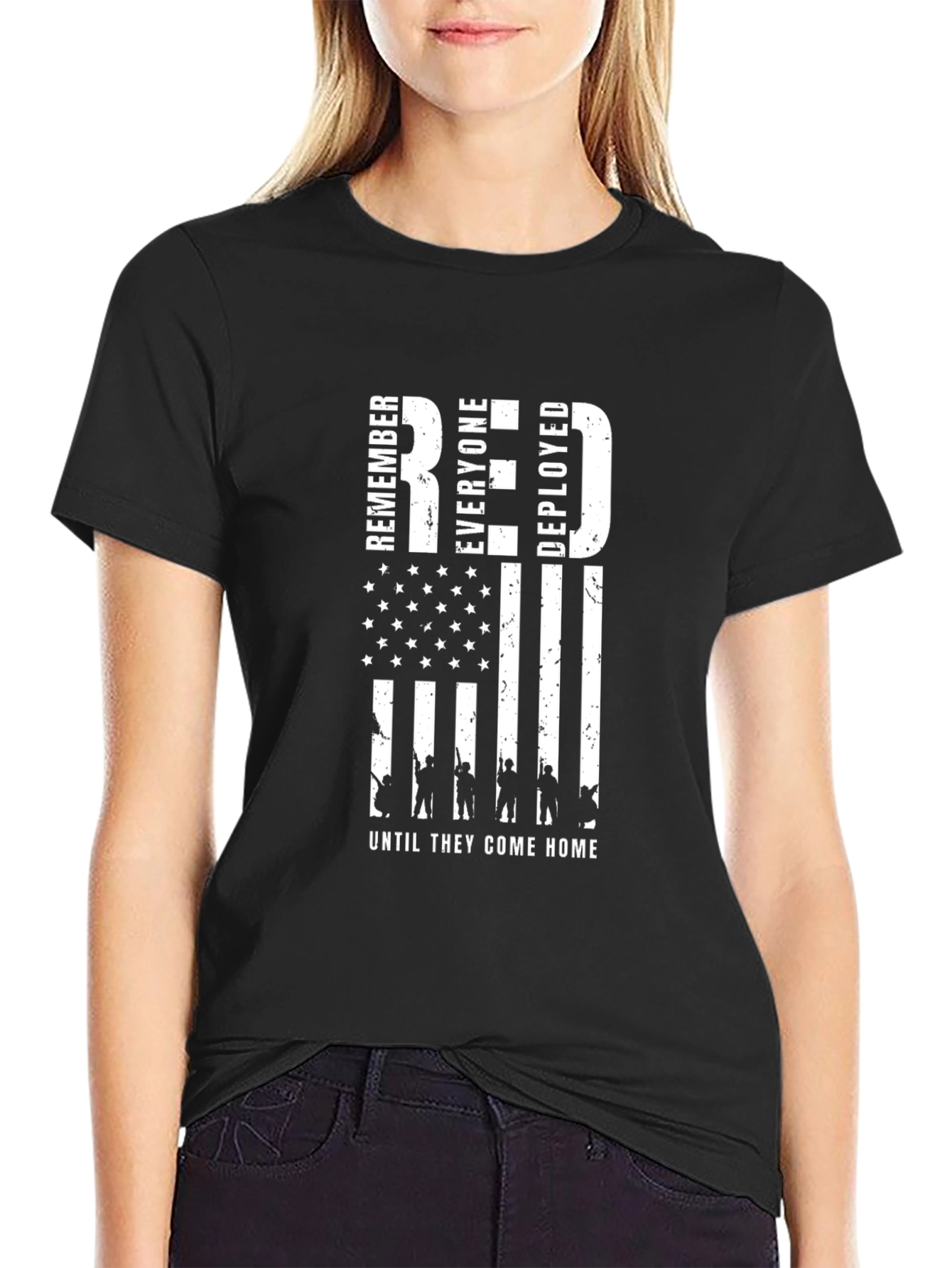 Remember Everyone Deployed (RED) Graphic T-Shirt