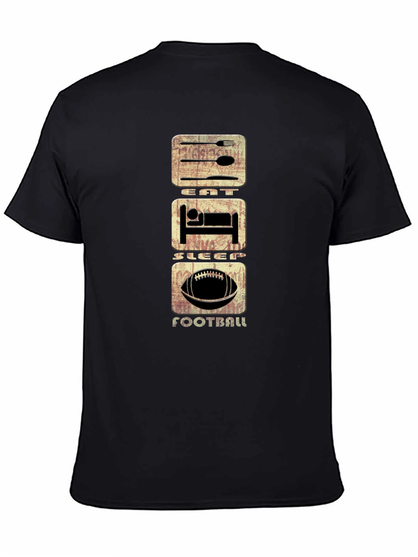 Eat Sleep Football T-Shirt | Casual Graphic Tee