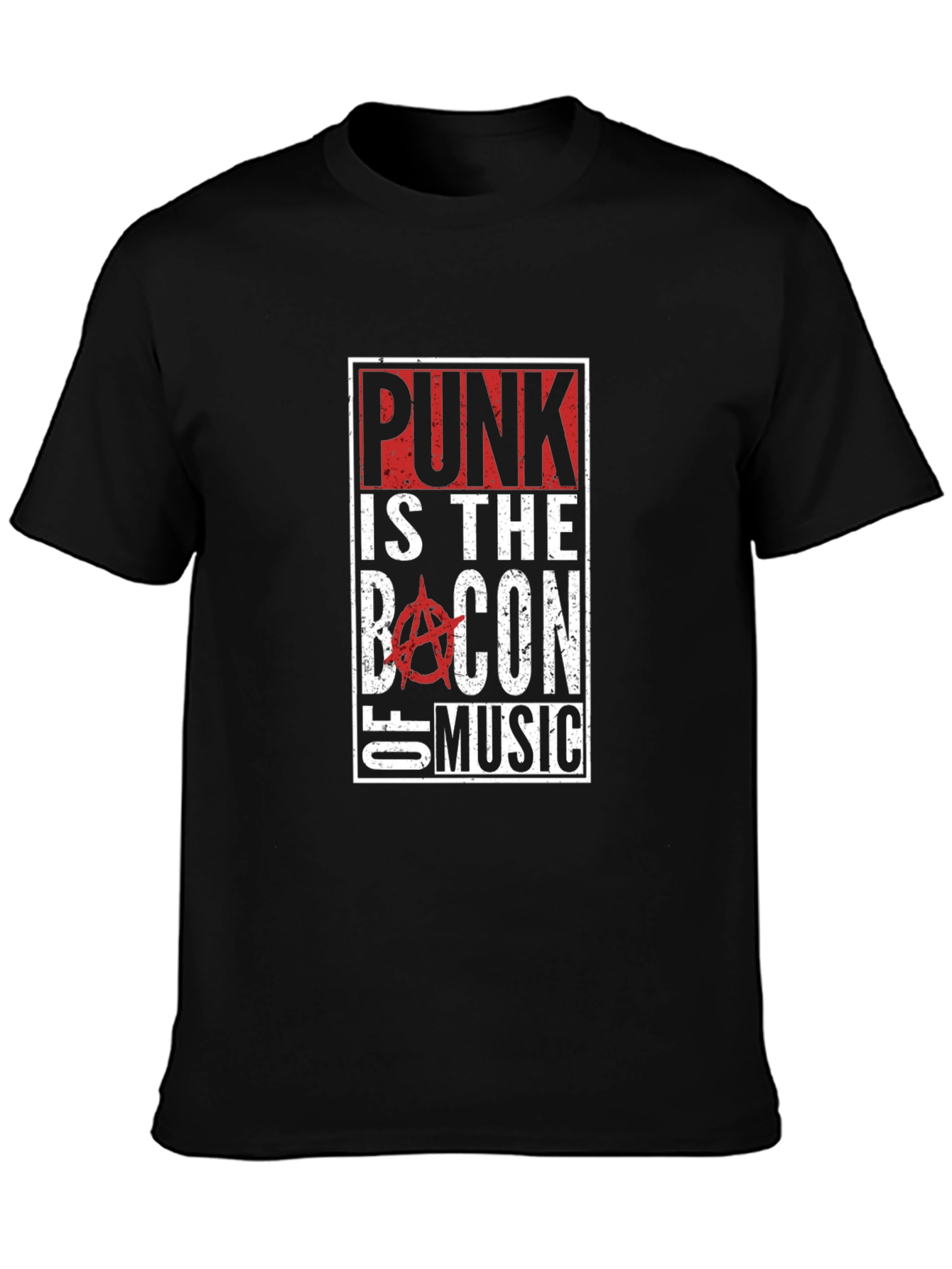 Punk Is The Bacon Of Music Graphic T-Shirt