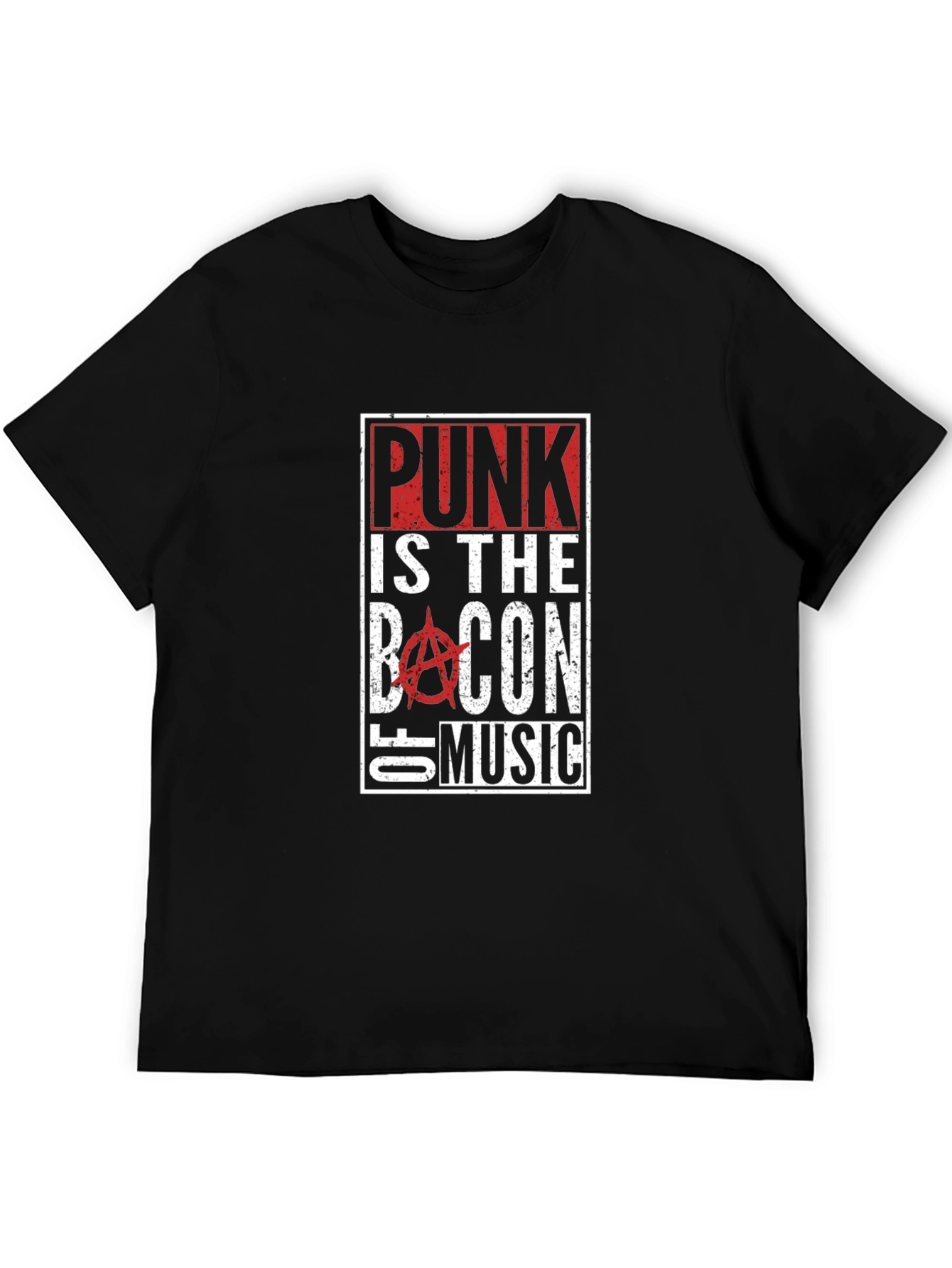 Punk Is The Bacon Of Music Graphic T-Shirt