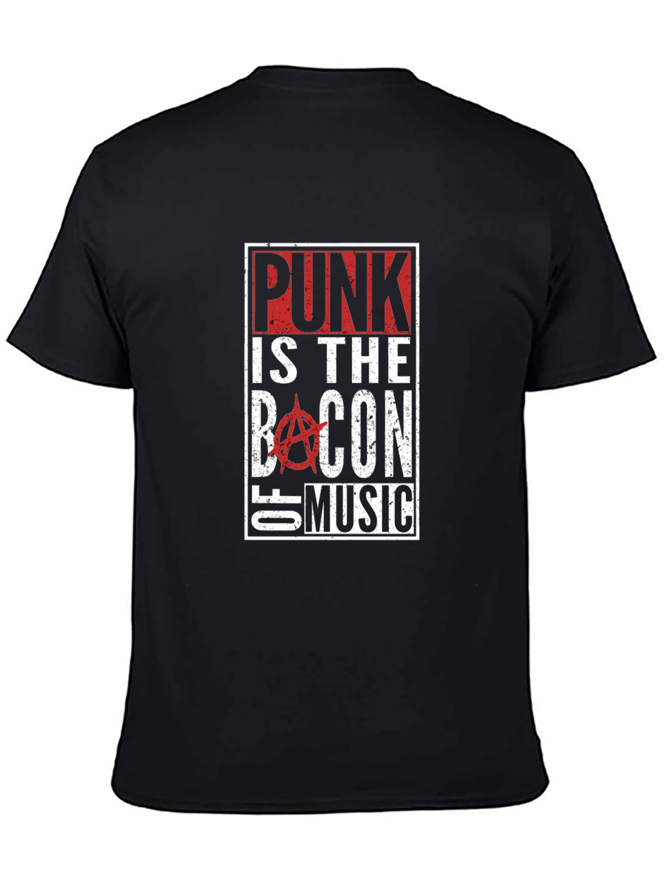 Punk Is The Bacon Of Music Graphic T-Shirt