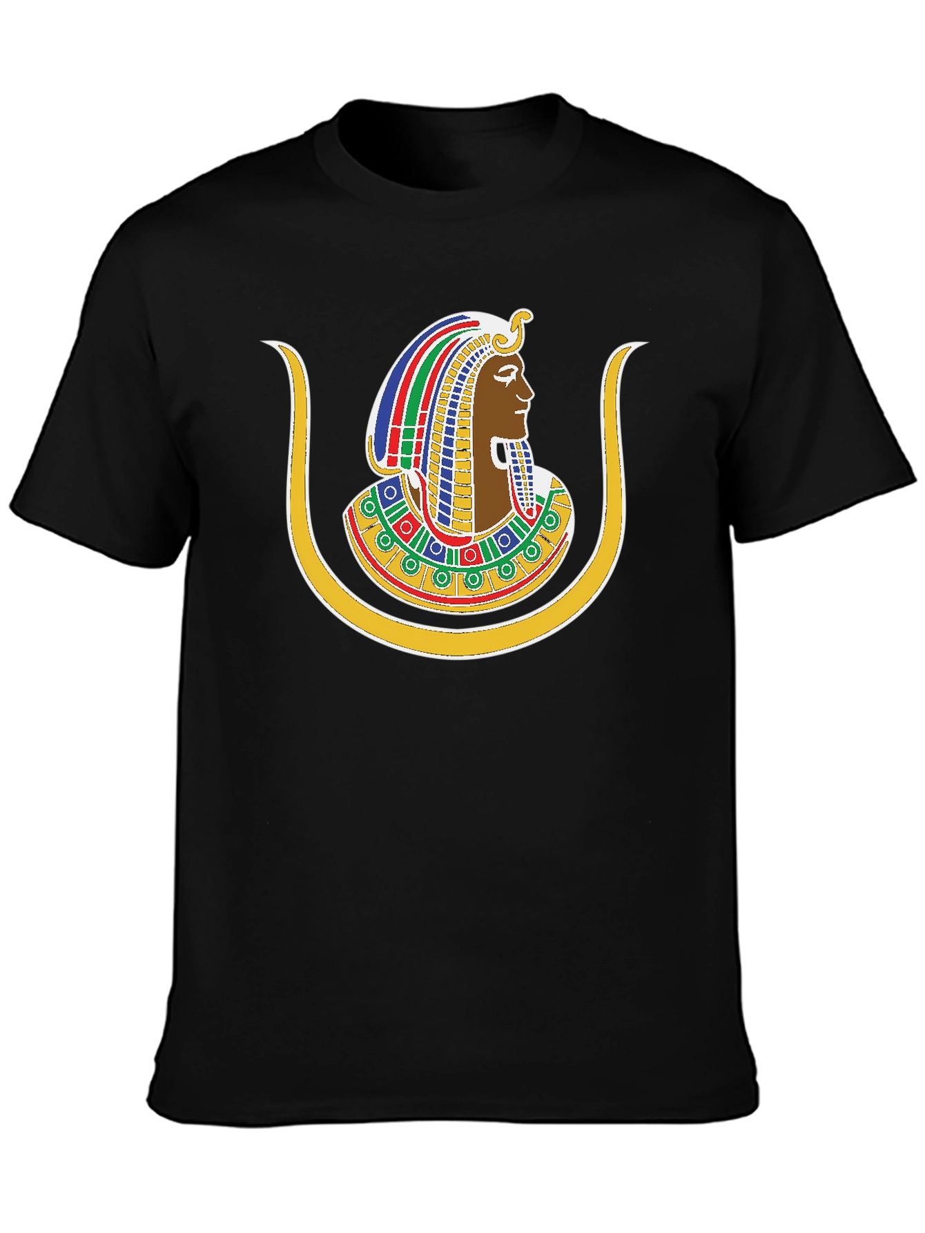Egyptian Pharaoh Graphic Black T-Shirt