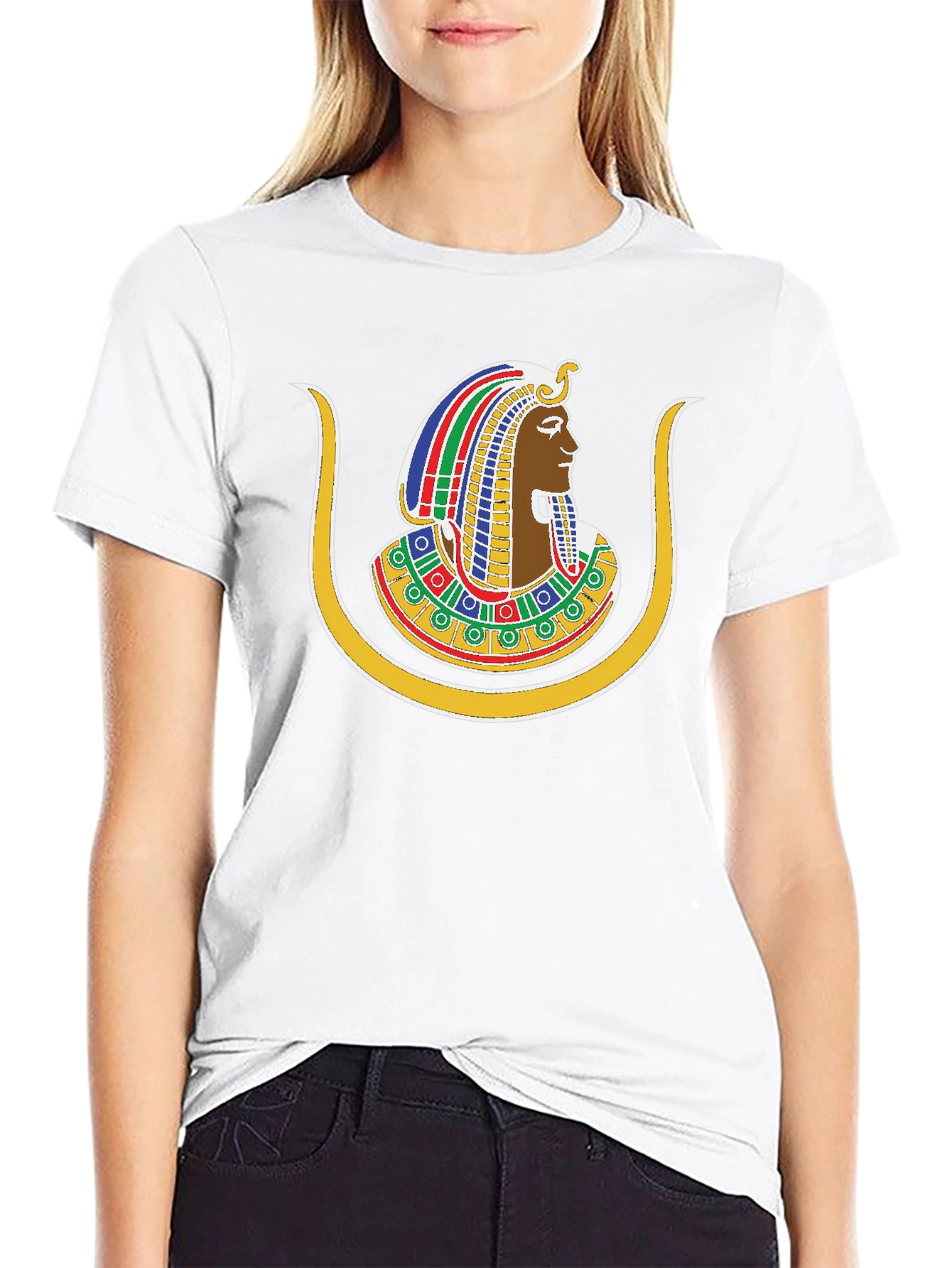 Egyptian Pharaoh Graphic Black T-Shirt