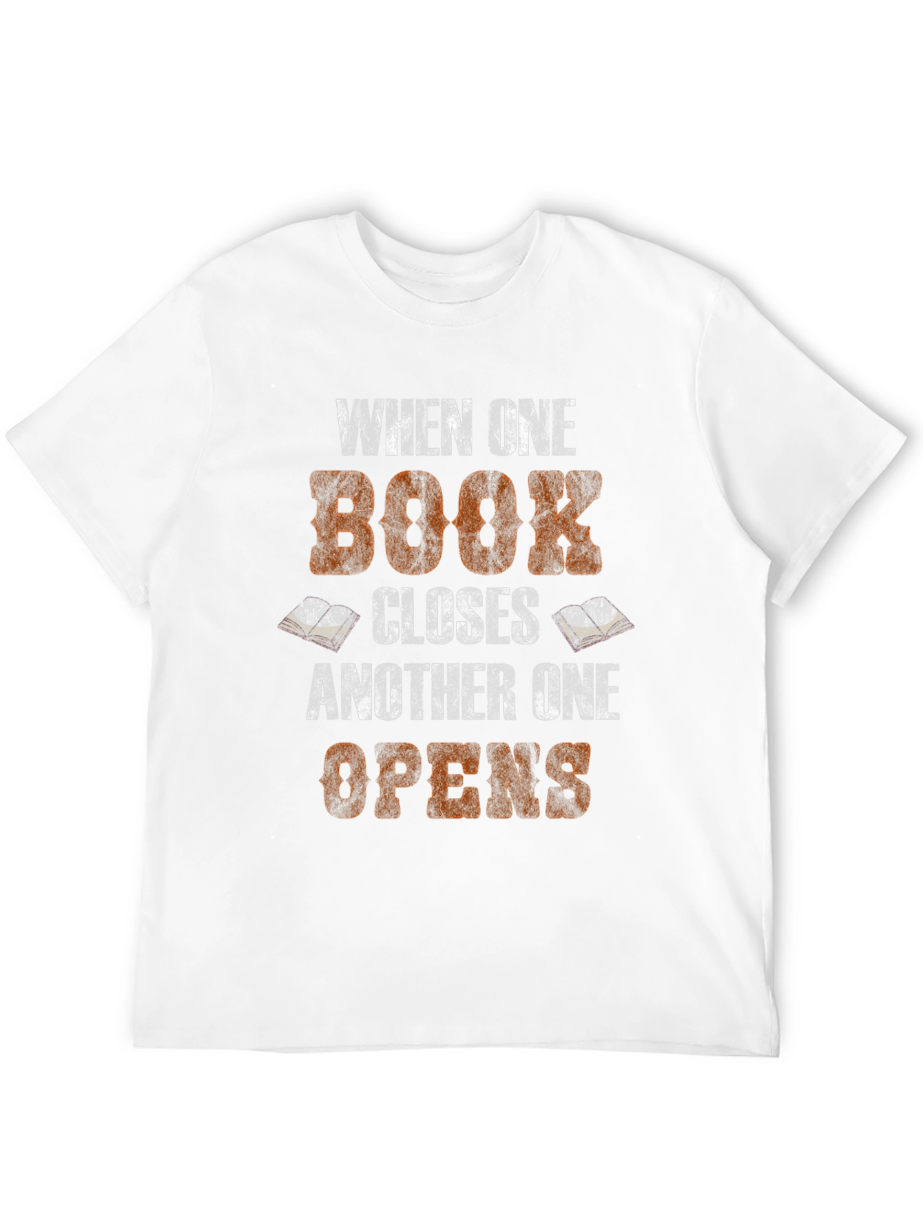 Book Lover T-Shirt - When One Book Closes...