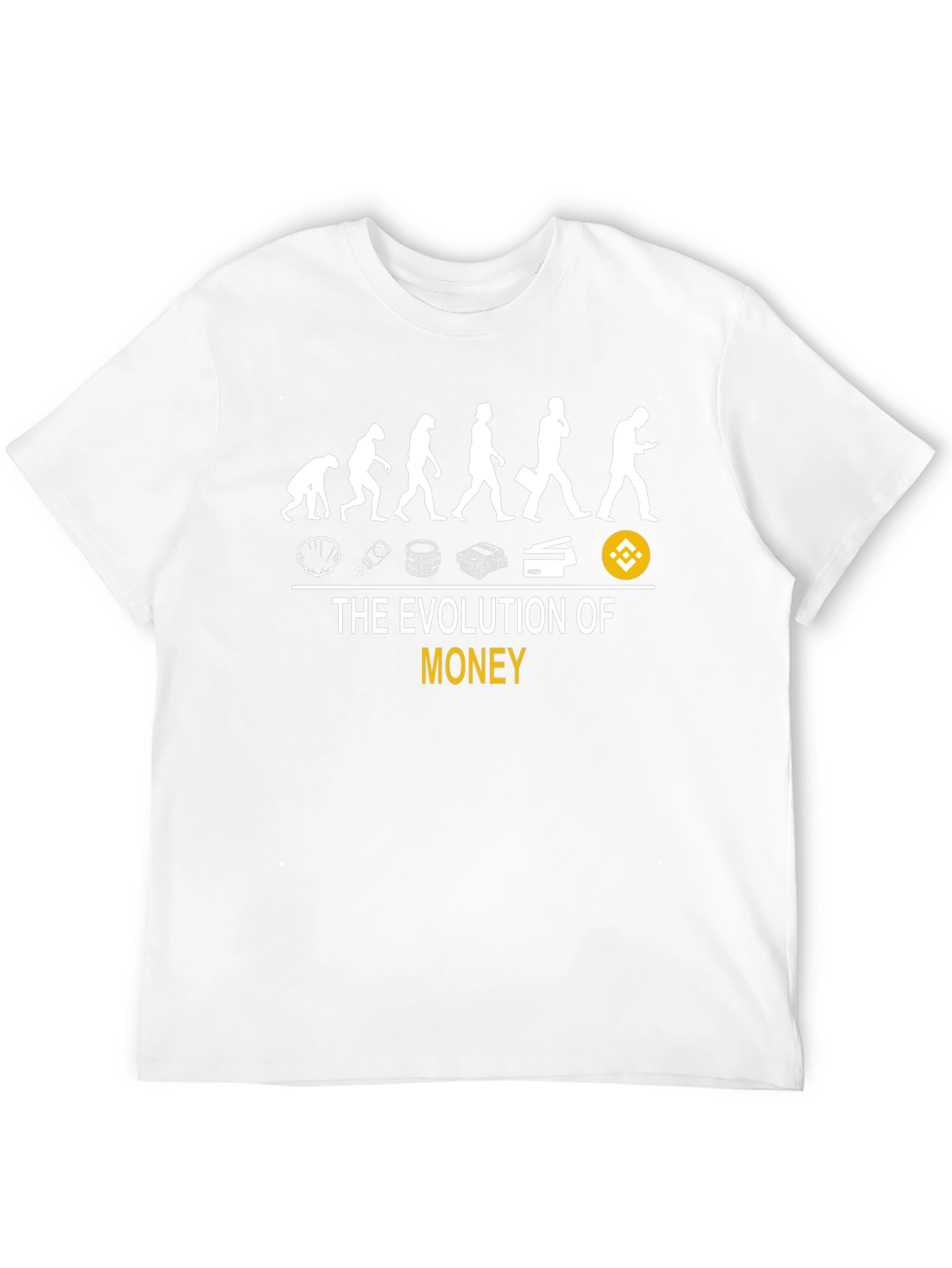 Evolution of Money T-Shirt - Crypto Binance