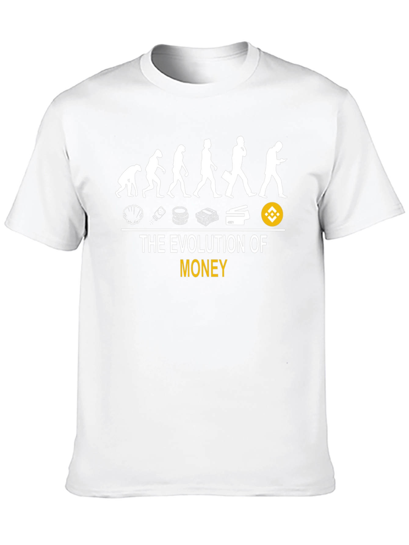 Evolution of Money T-Shirt - Crypto Binance