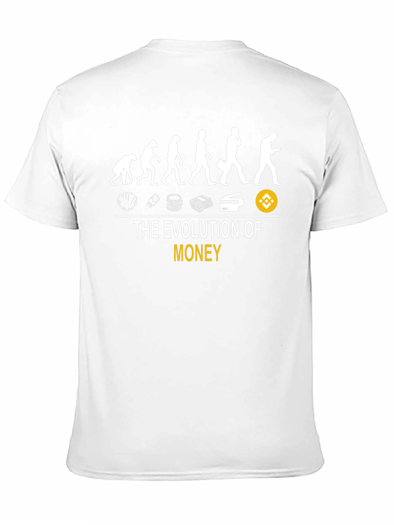 Evolution of Money T-Shirt - Crypto Binance