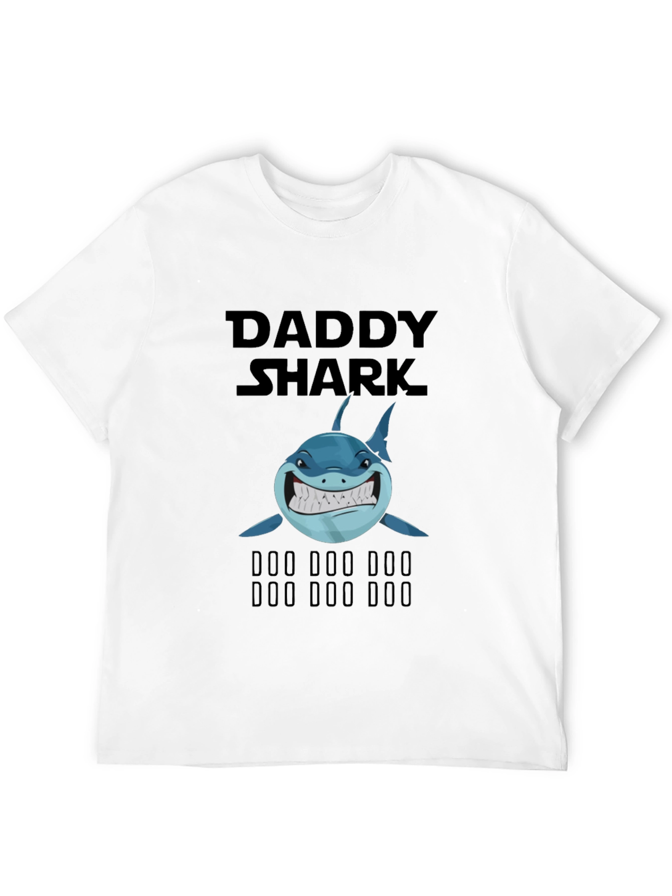 Daddy Shark Graphic Tee - Fun Family Apparel