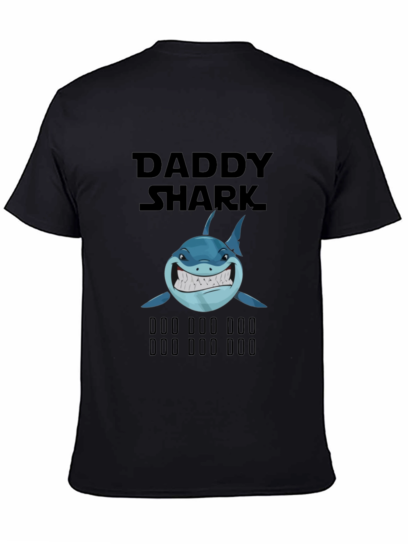 Daddy Shark Graphic Tee - Fun Family Apparel
