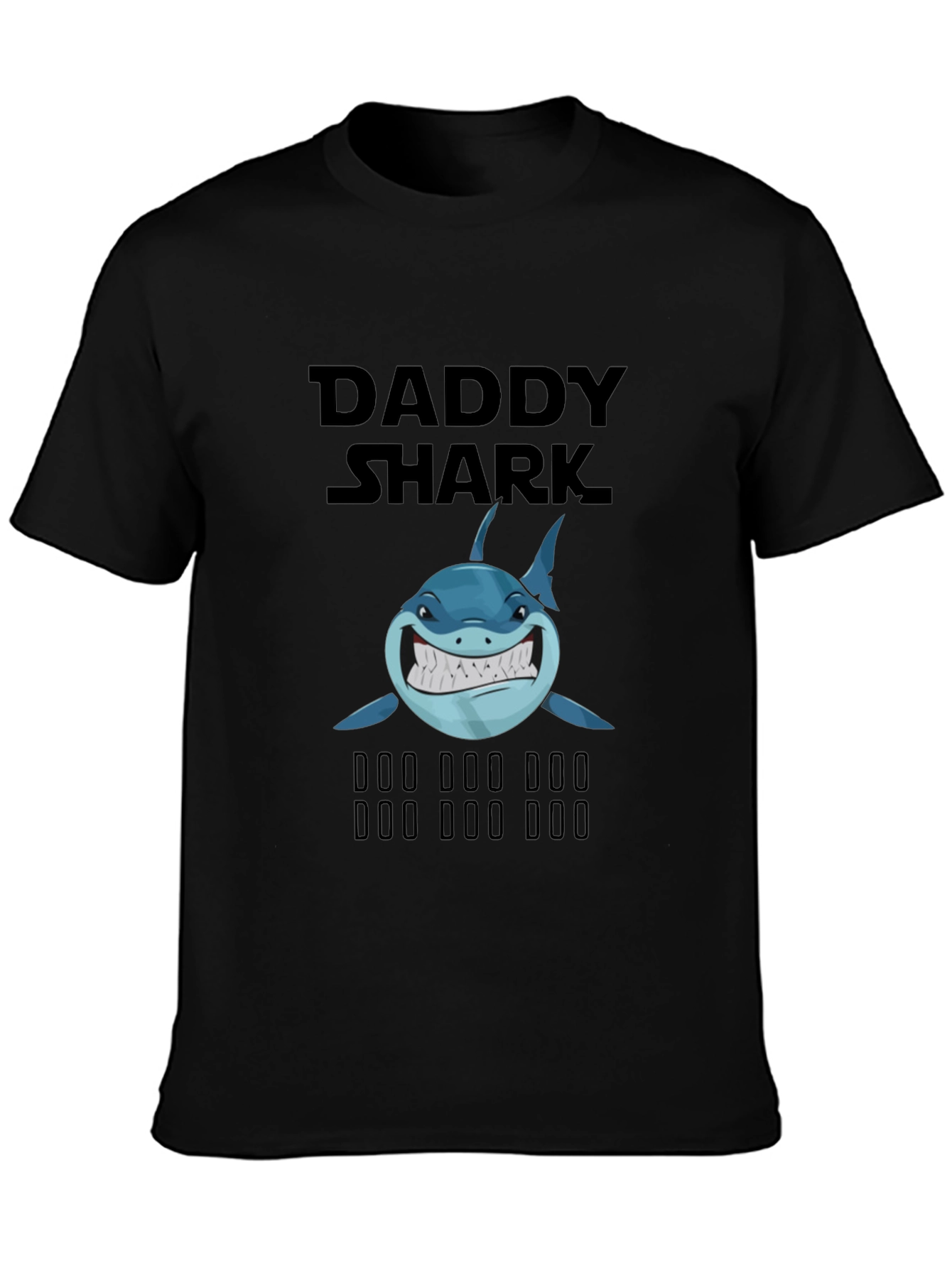 Daddy Shark Graphic Tee - Fun Family Apparel