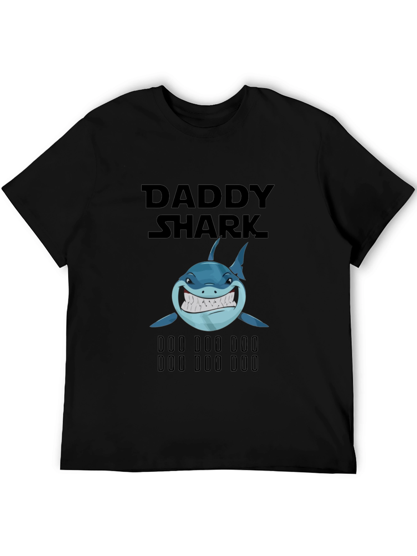 Daddy Shark Graphic Tee - Fun Family Apparel