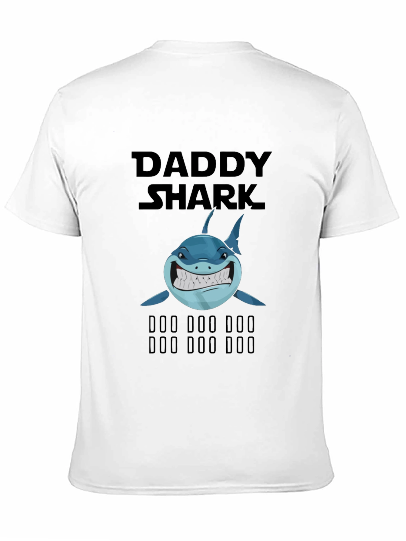 Daddy Shark Graphic Tee - Fun Family Apparel