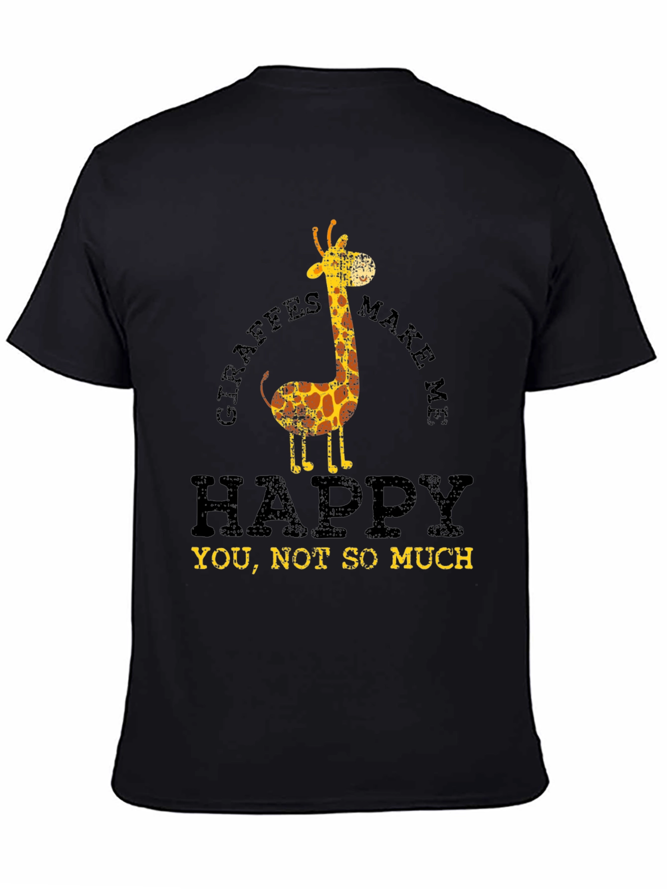 Giraffes Make Me Happy Graphic T-Shirt