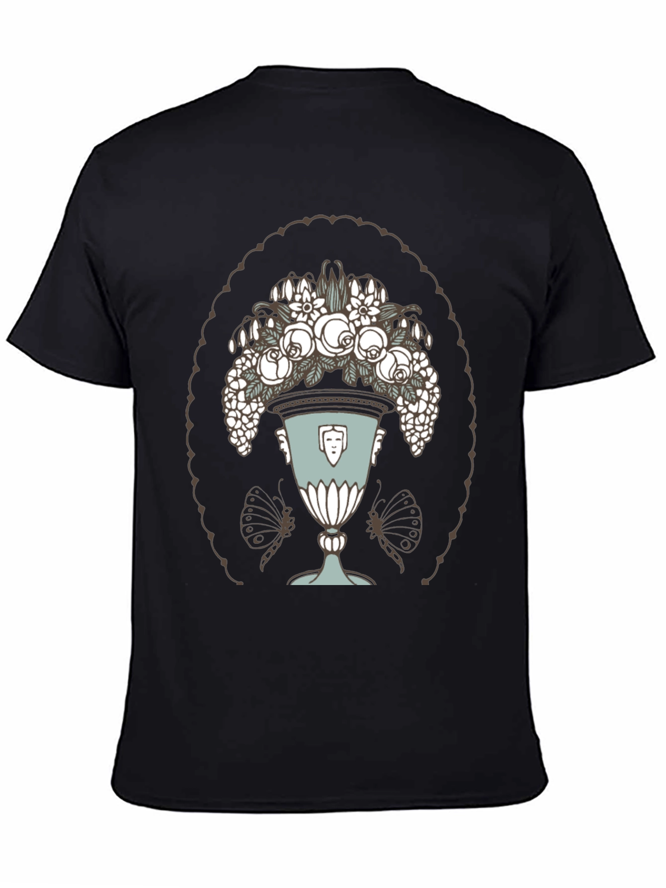 Floral Vase Graphic T-Shirt