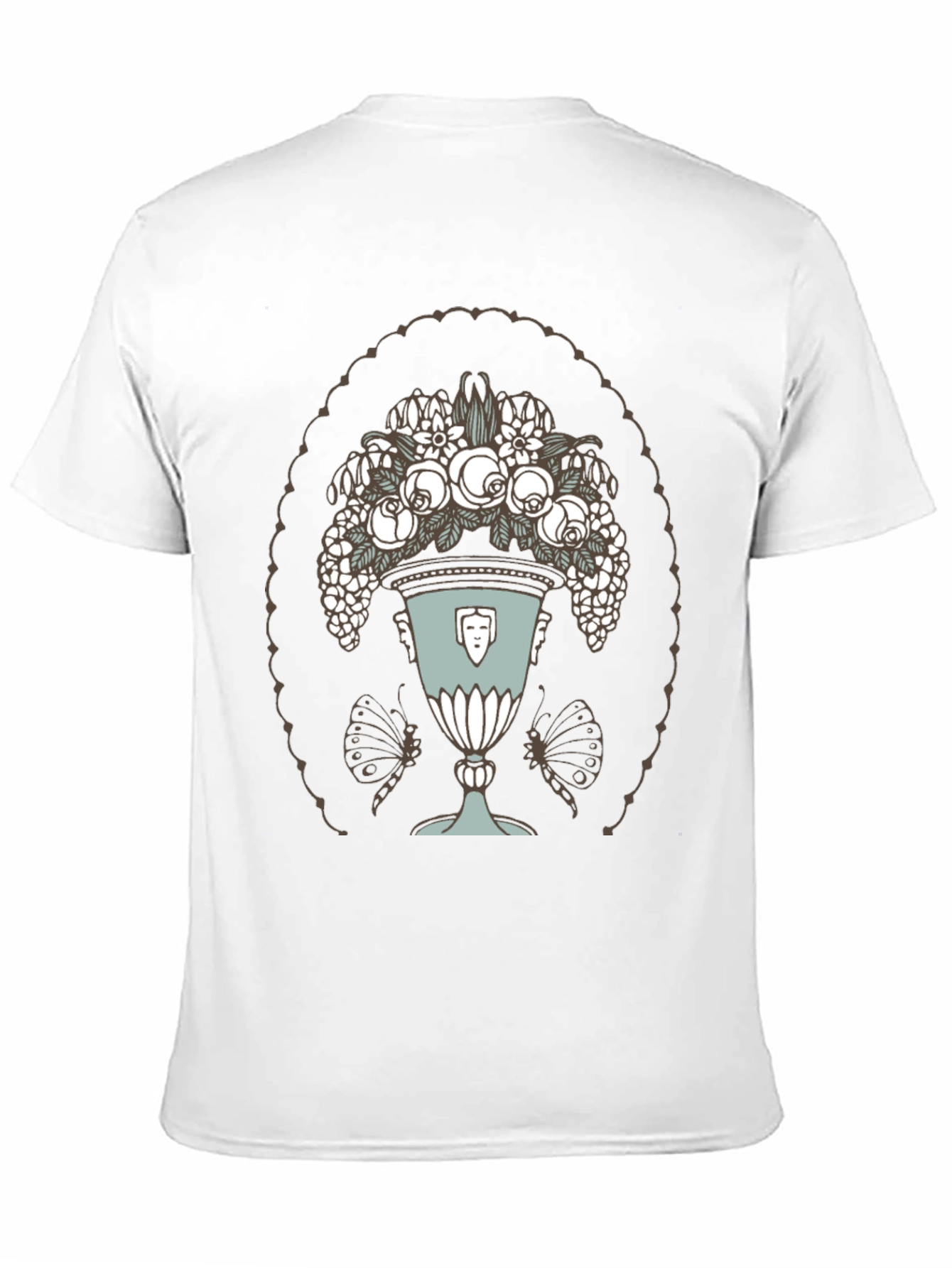 Floral Vase Graphic T-Shirt