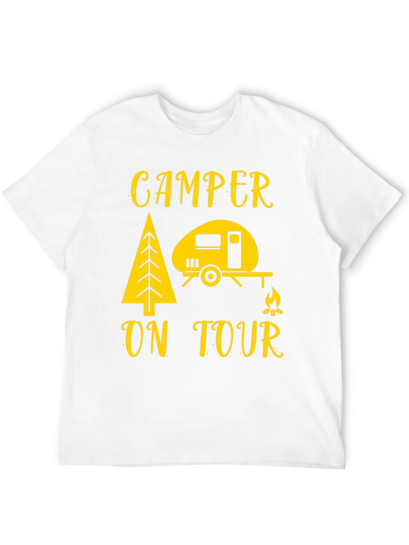 Camper On Tour T-Shirt - Camping Adventure Tee