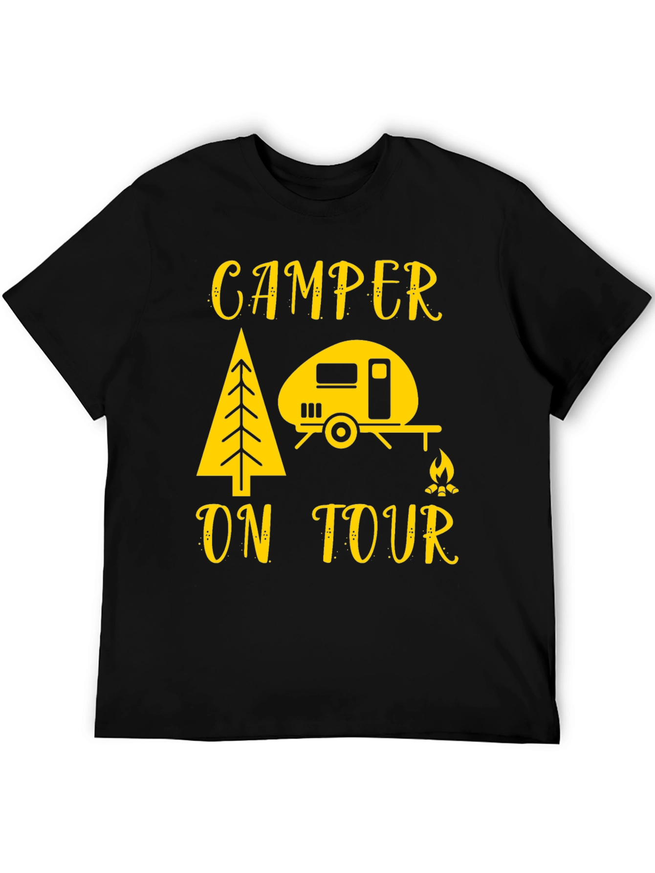 Camper On Tour T-Shirt - Camping Adventure Tee
