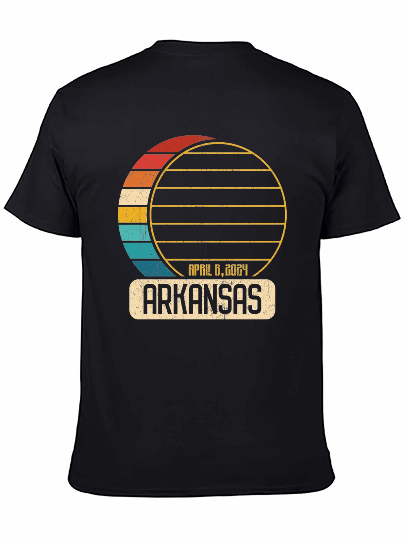 Arkansas April 8 2024 Eclipse T-Shirt