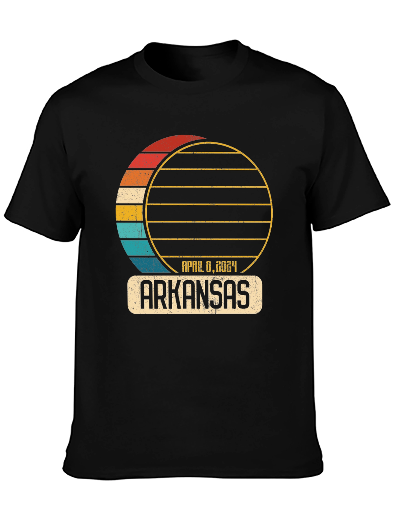 Arkansas April 8 2024 Eclipse T-Shirt