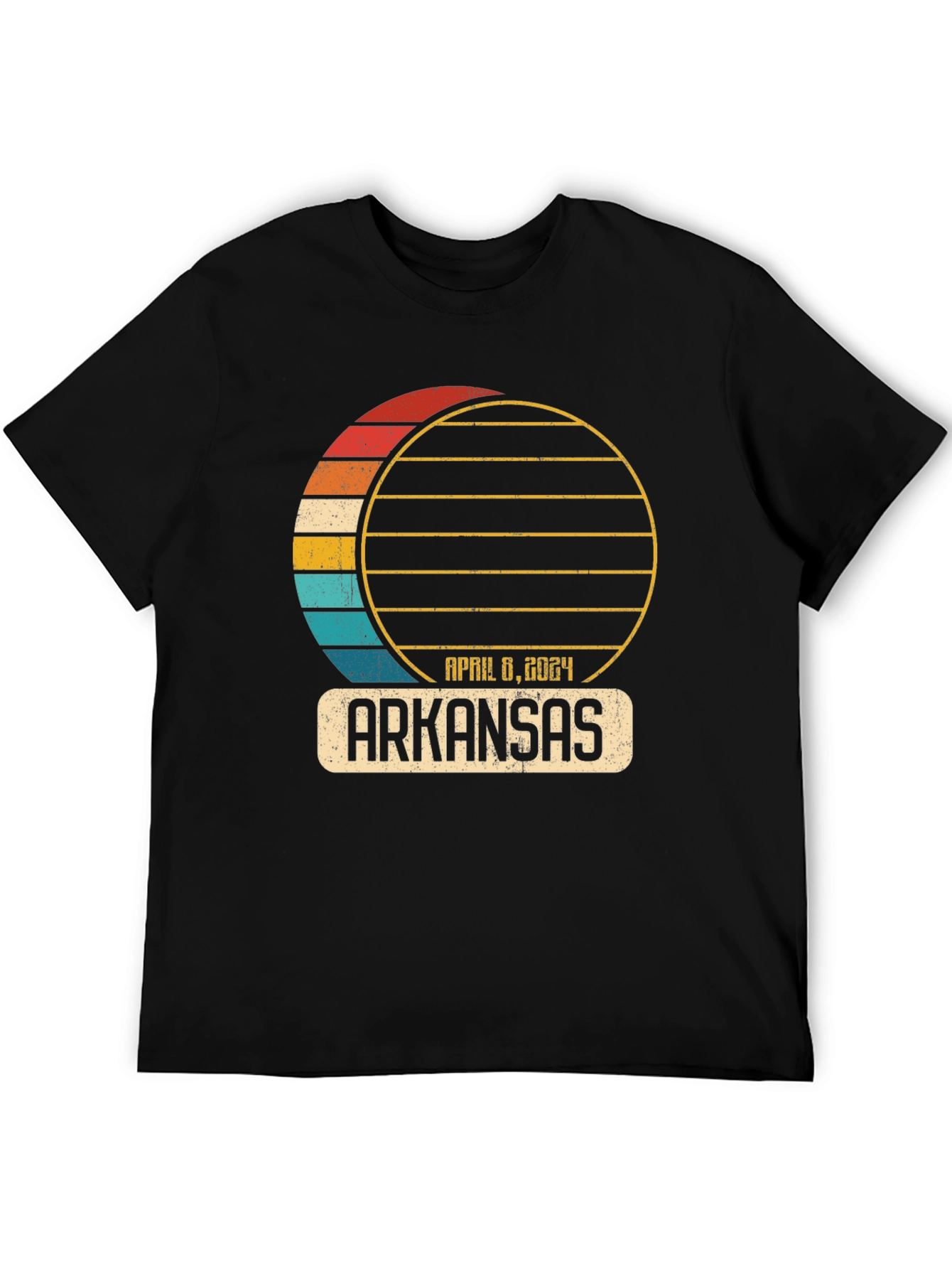 Arkansas April 8 2024 Eclipse T-Shirt