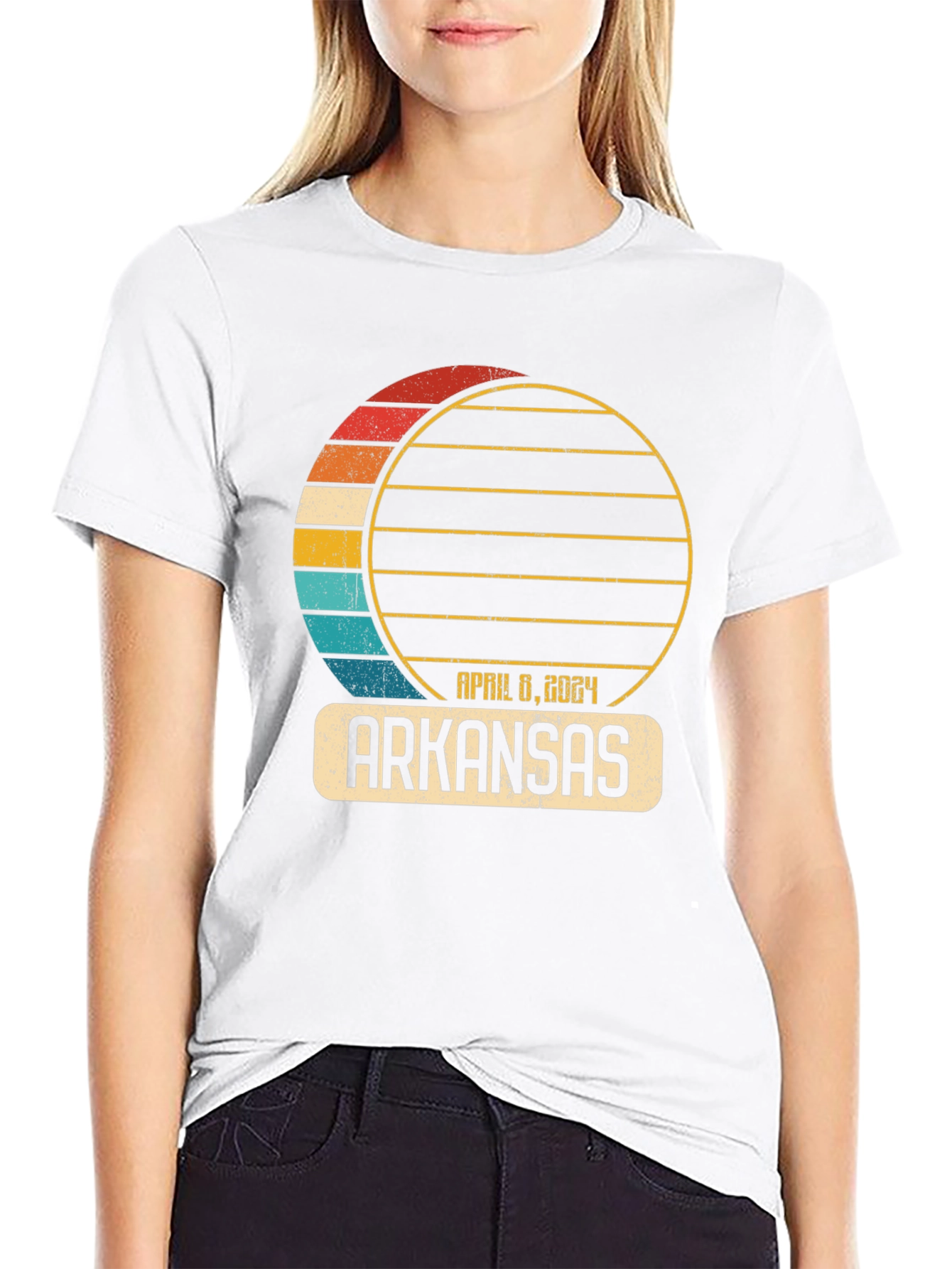 Arkansas April 8 2024 Eclipse T-Shirt