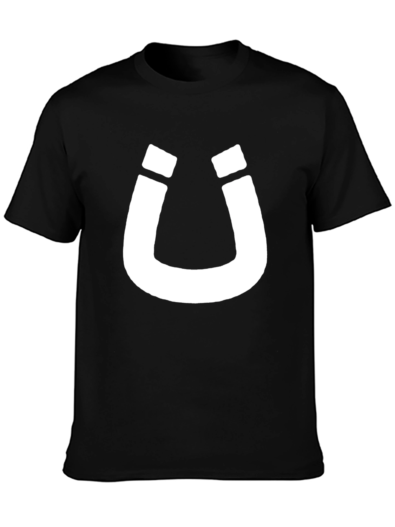 Lucky Horseshoe Graphic Tee - Mens Black T-Shirt