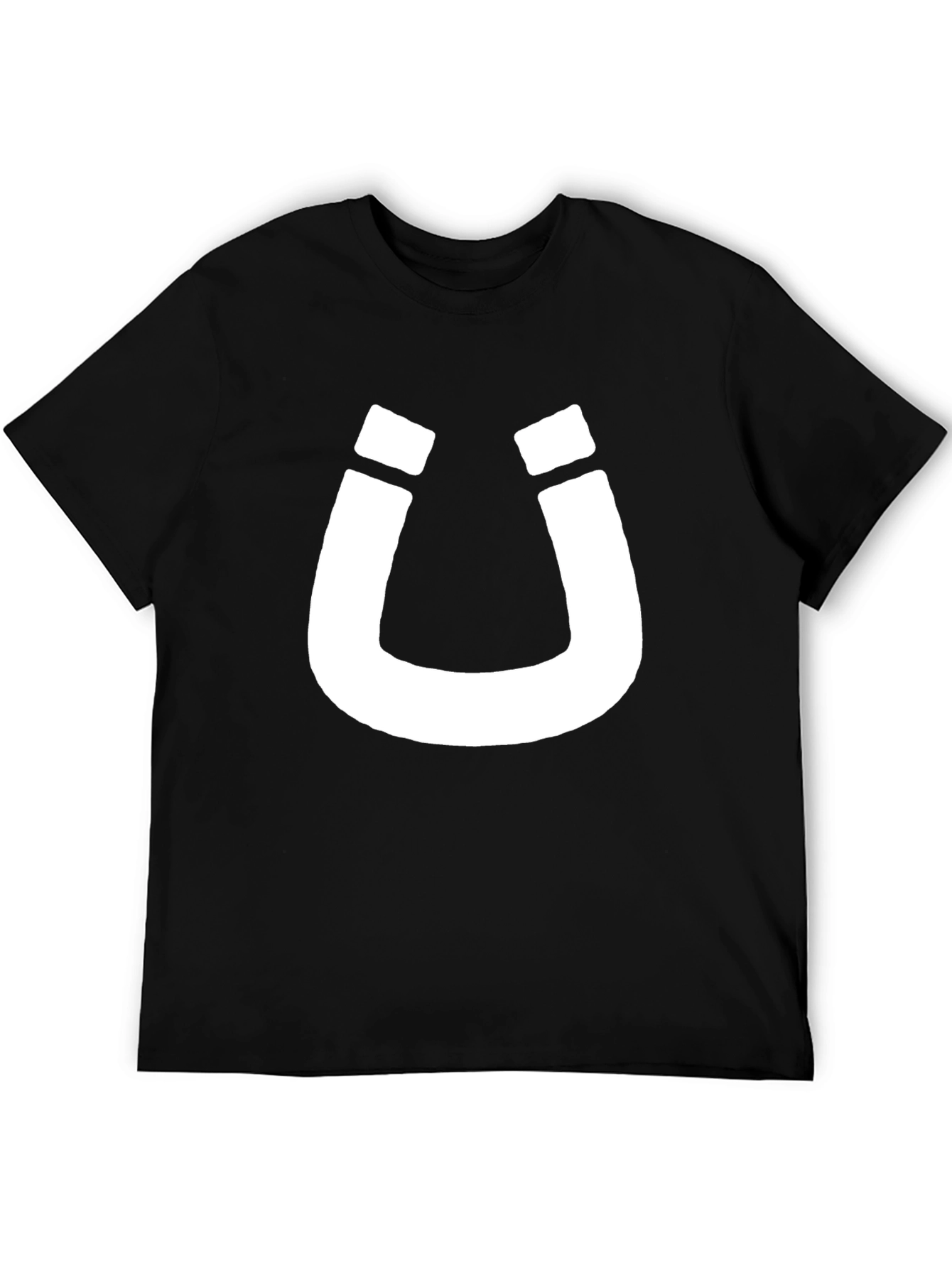 Lucky Horseshoe Graphic Tee - Mens Black T-Shirt