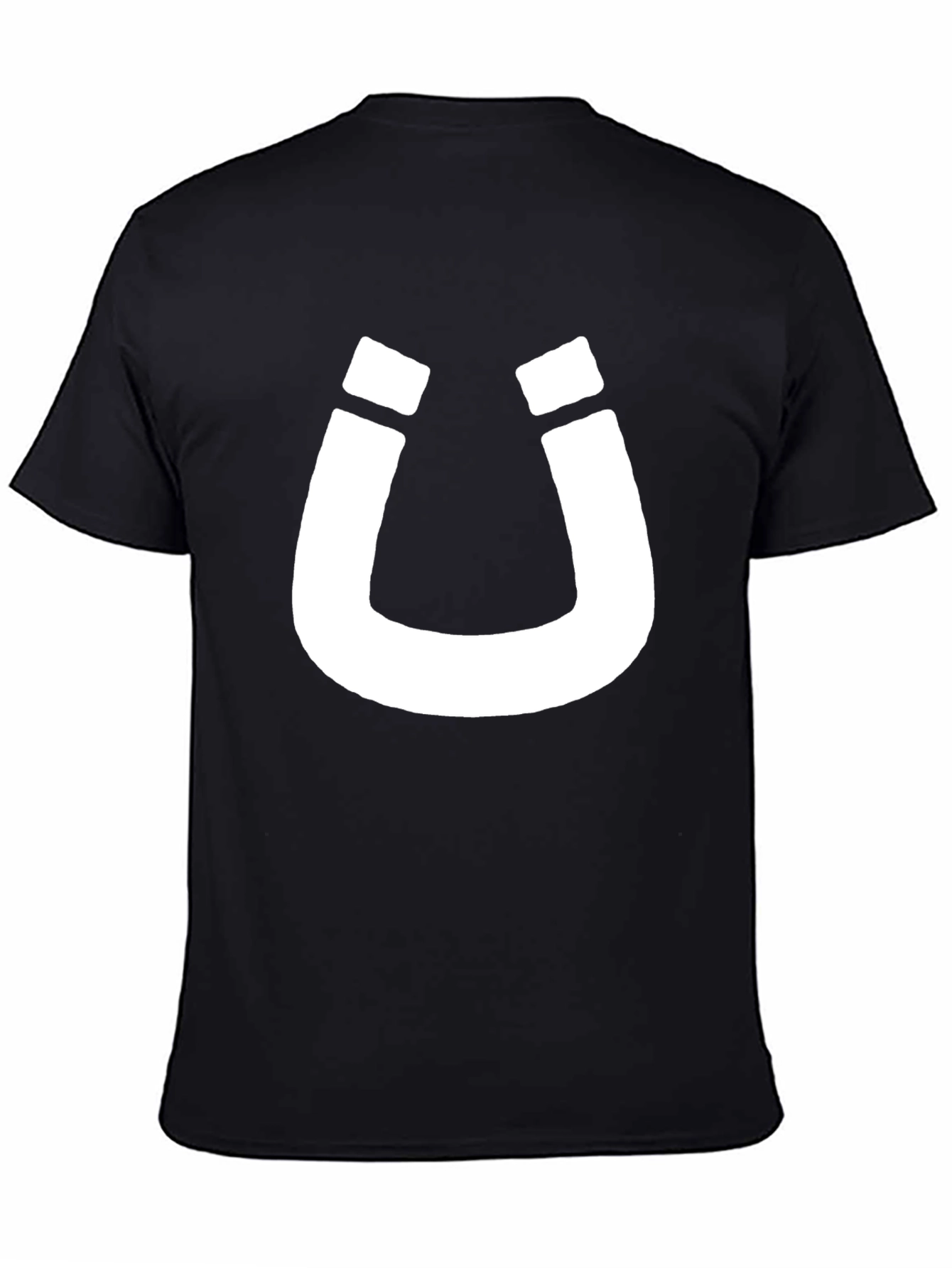 Lucky Horseshoe Graphic Tee - Mens Black T-Shirt