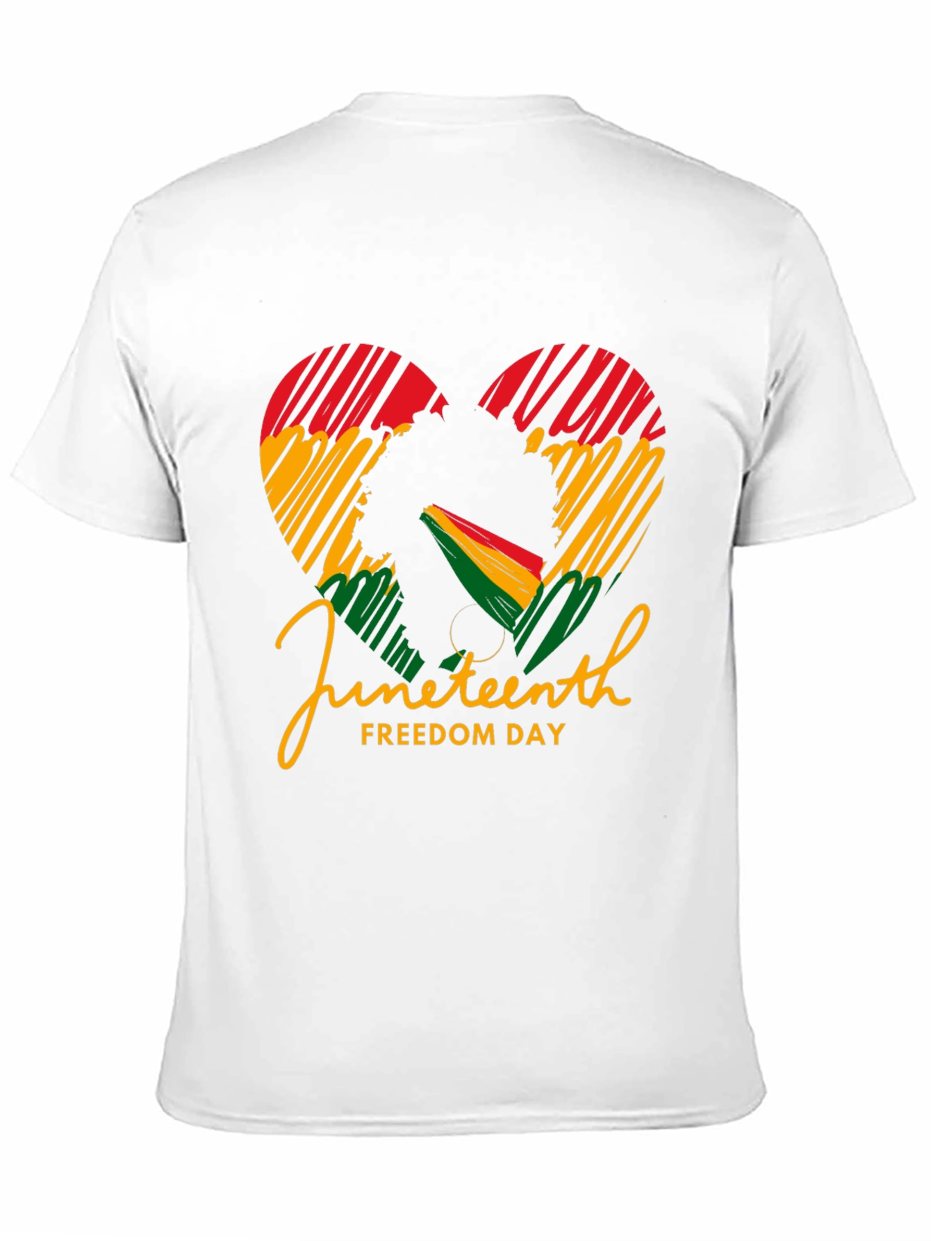 Juneteenth Freedom Day Heart Graphic Tee