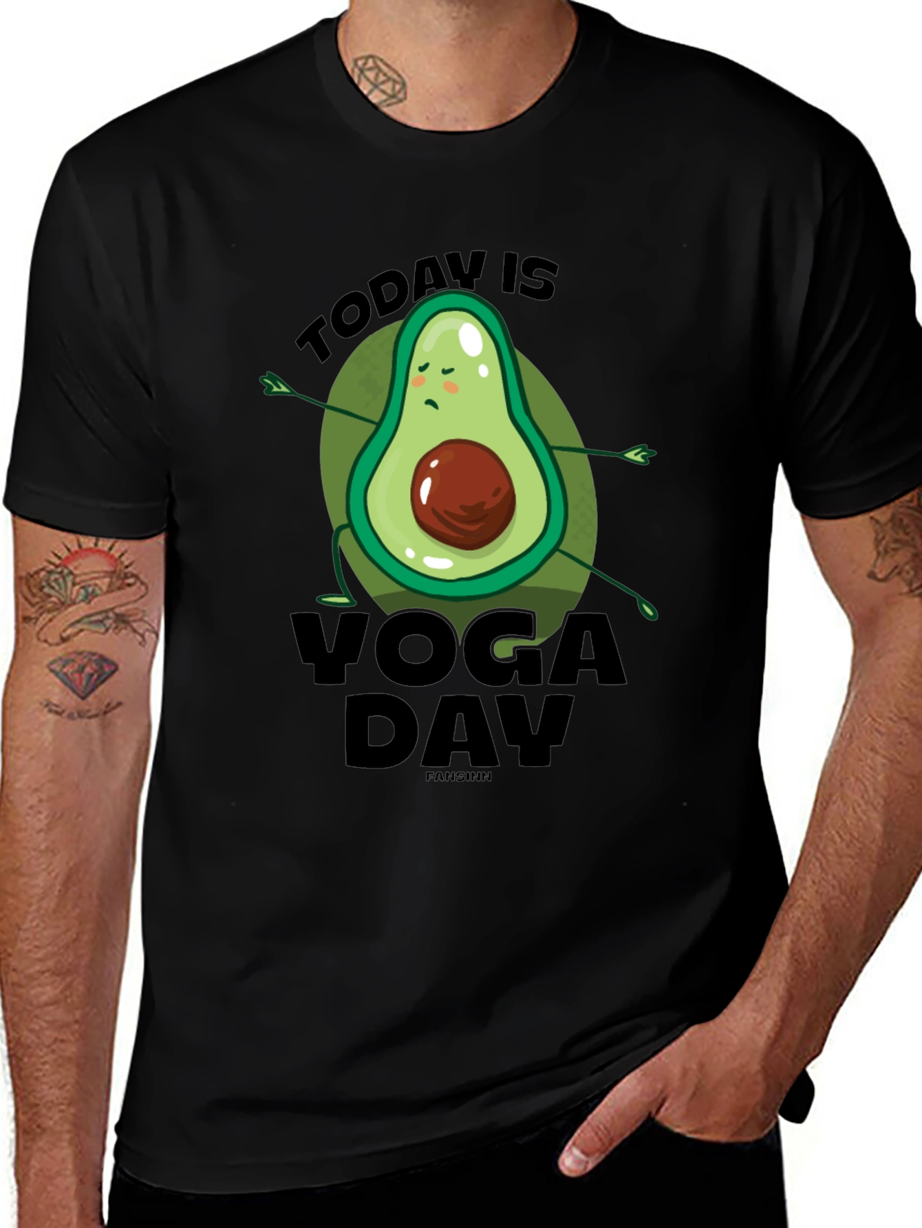 Yoga Avocado T-Shirt - Relaxed Fit