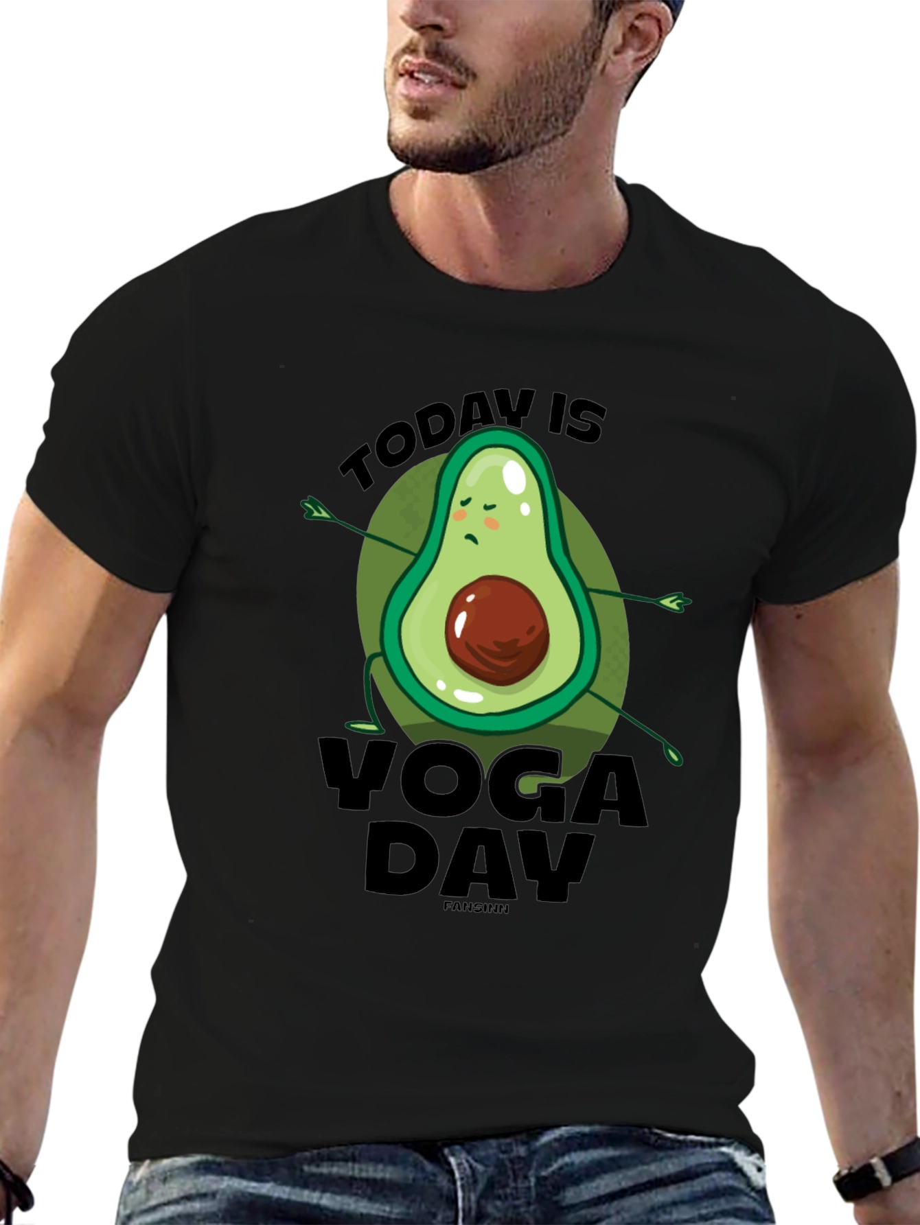 Yoga Avocado T-Shirt - Relaxed Fit