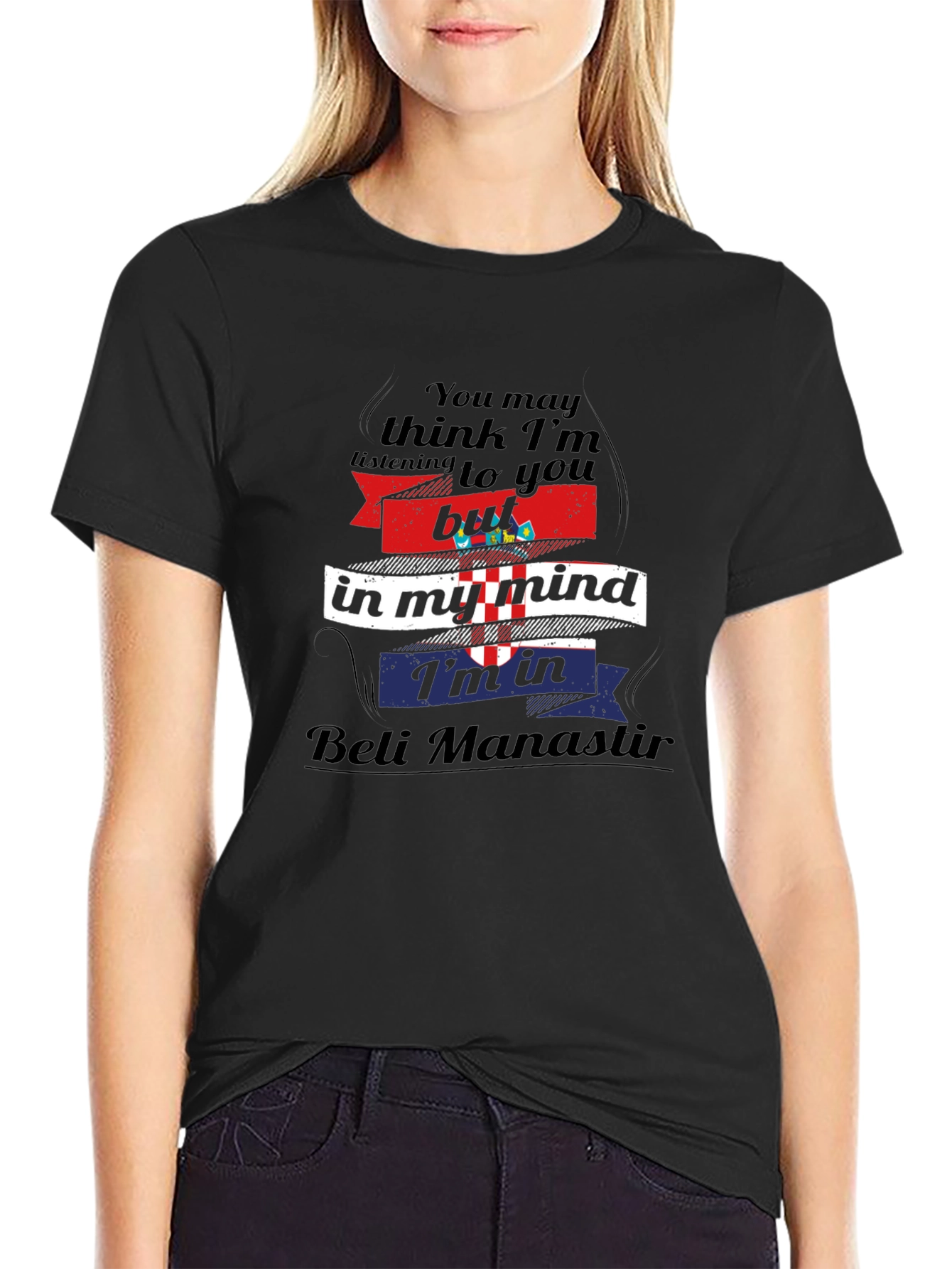 Beli Manastir Mind T-Shirt - Croatia Flag Tee