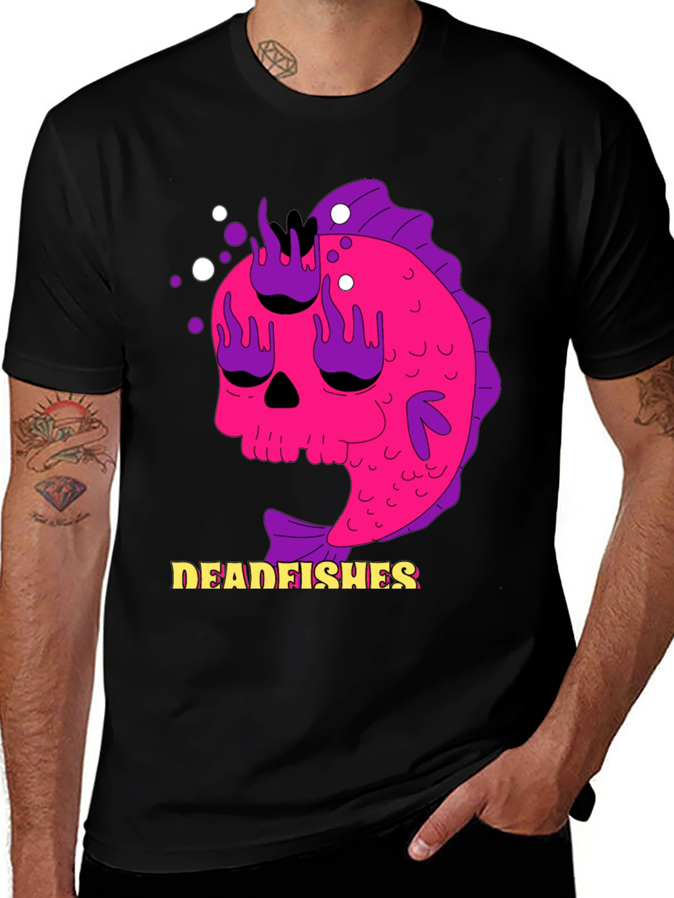 Dead Fishes Graphic T-Shirt
