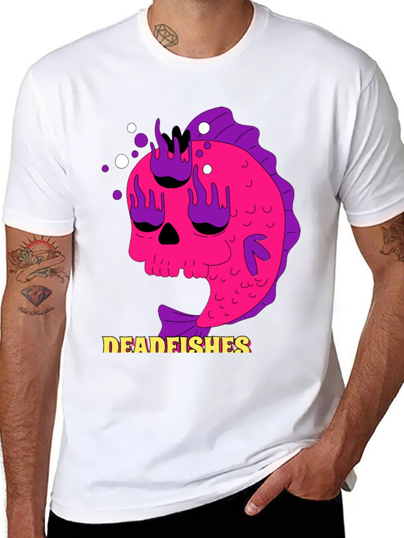 Dead Fishes Graphic T-Shirt