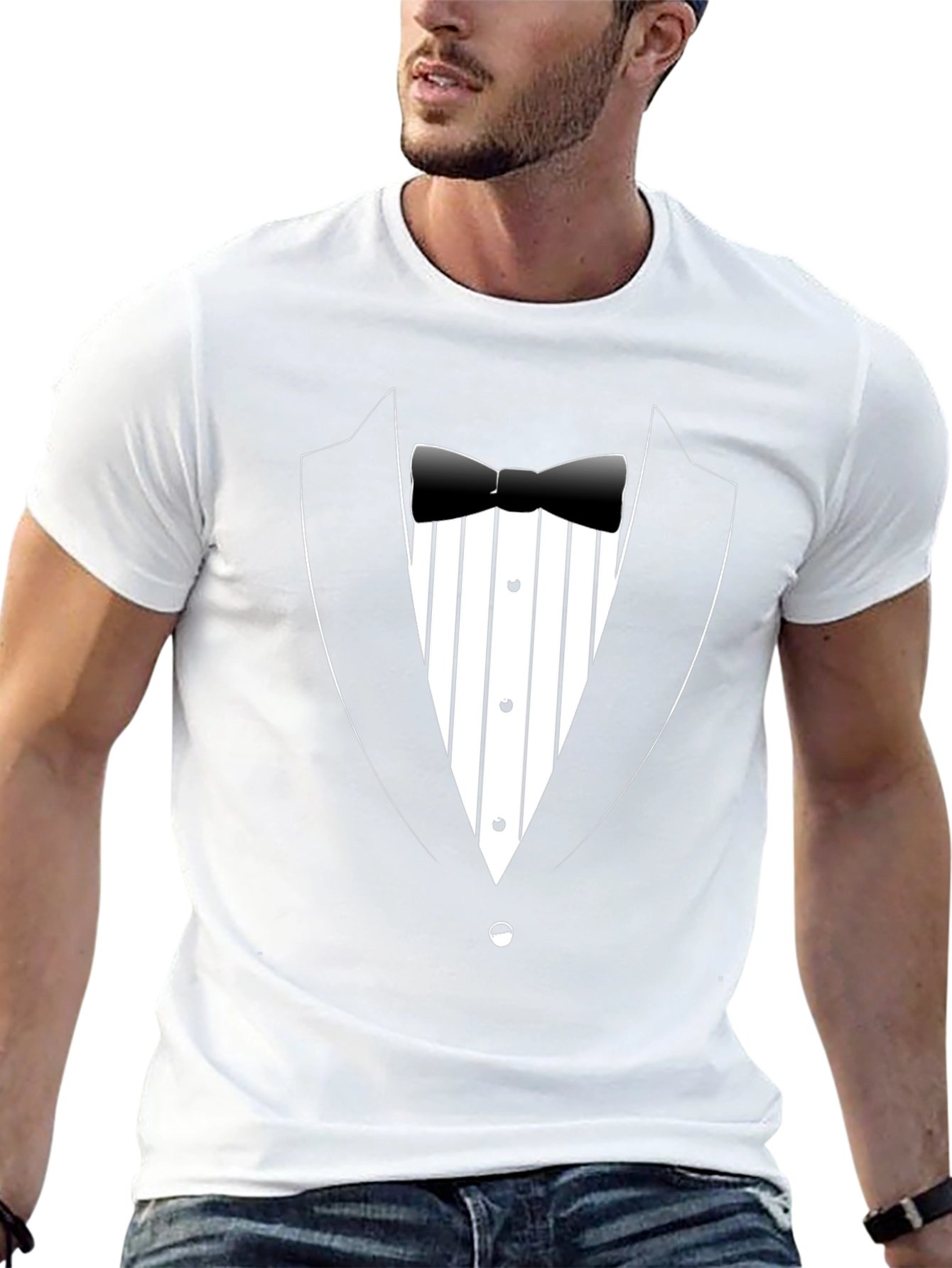 Tuxedo T-Shirt - Novelty Graphic Tee