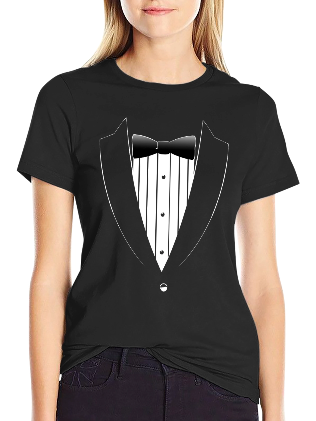 Tuxedo T-Shirt - Novelty Graphic Tee