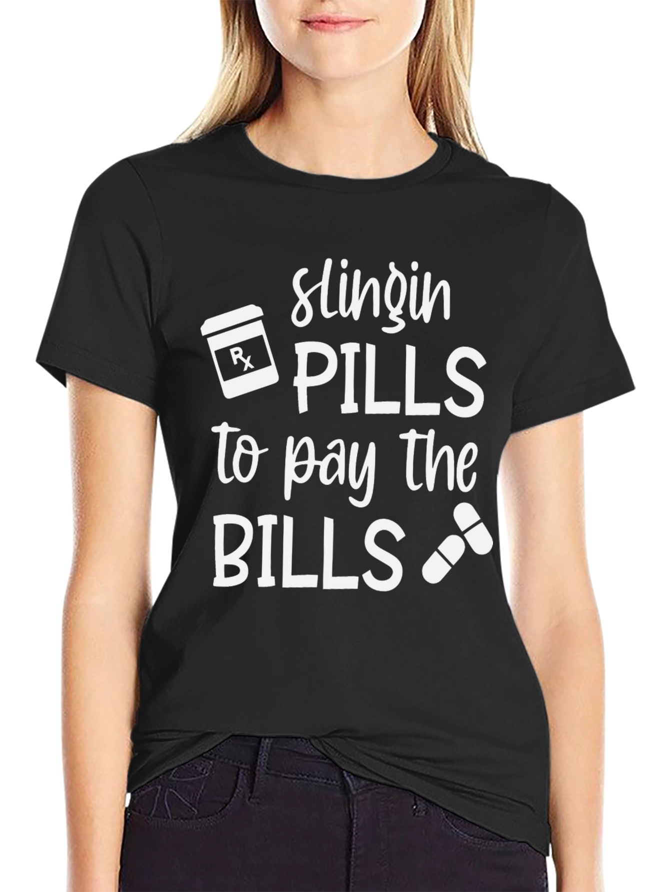 Slingin Pills Funny Pharmacy T-Shirt