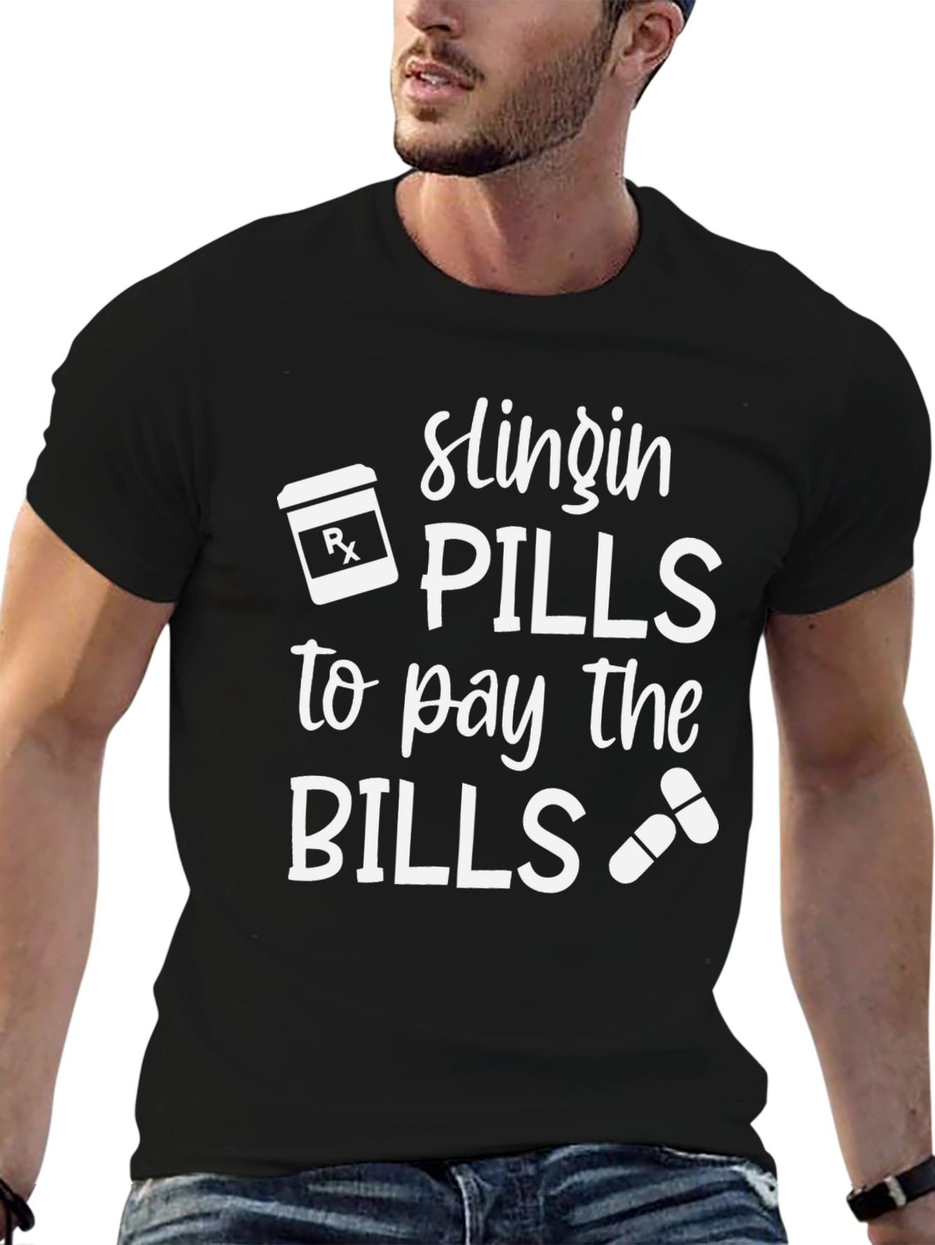 Slingin Pills Funny Pharmacy T-Shirt