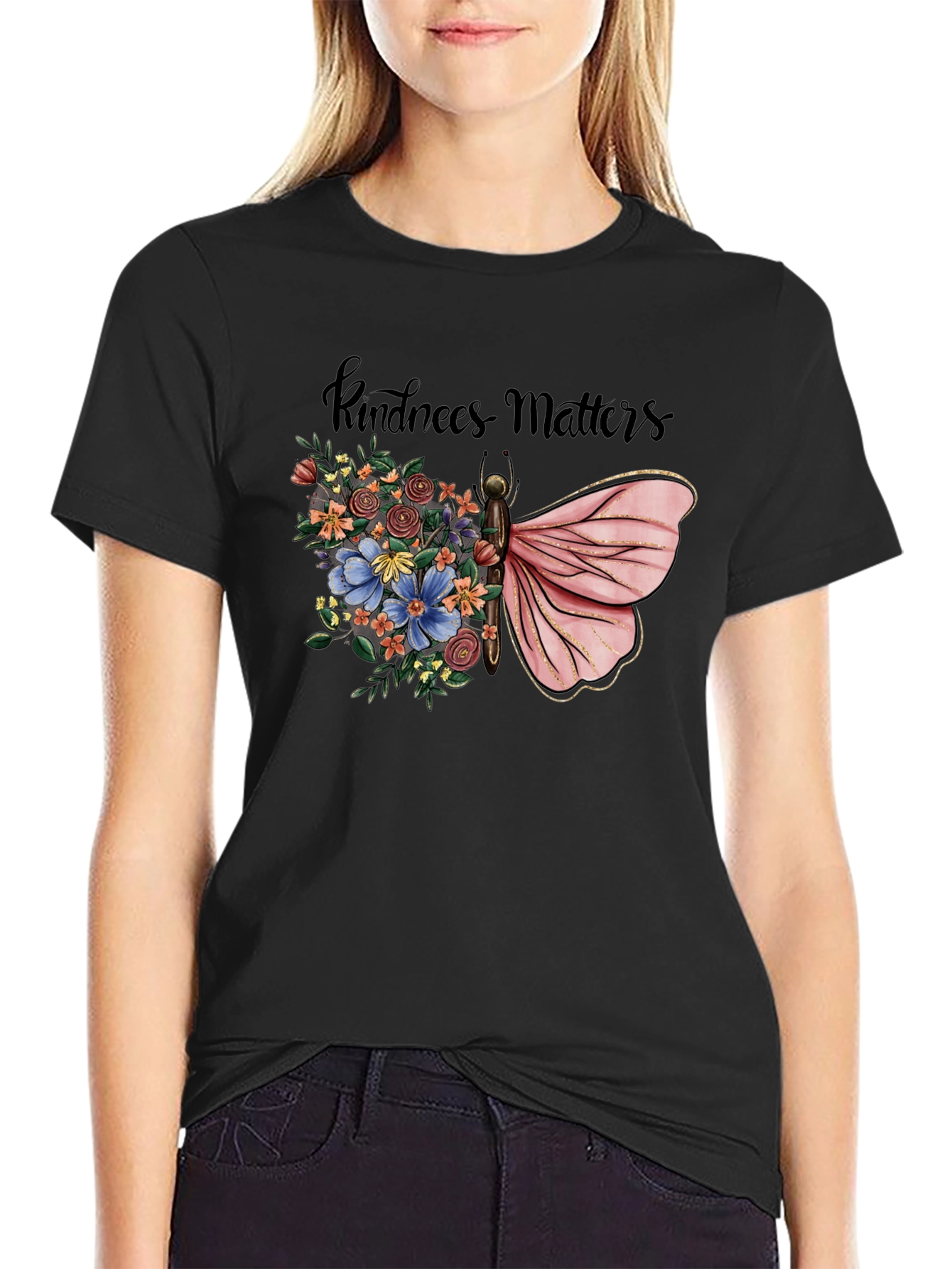 Kindness Matters Butterfly Graphic Tee