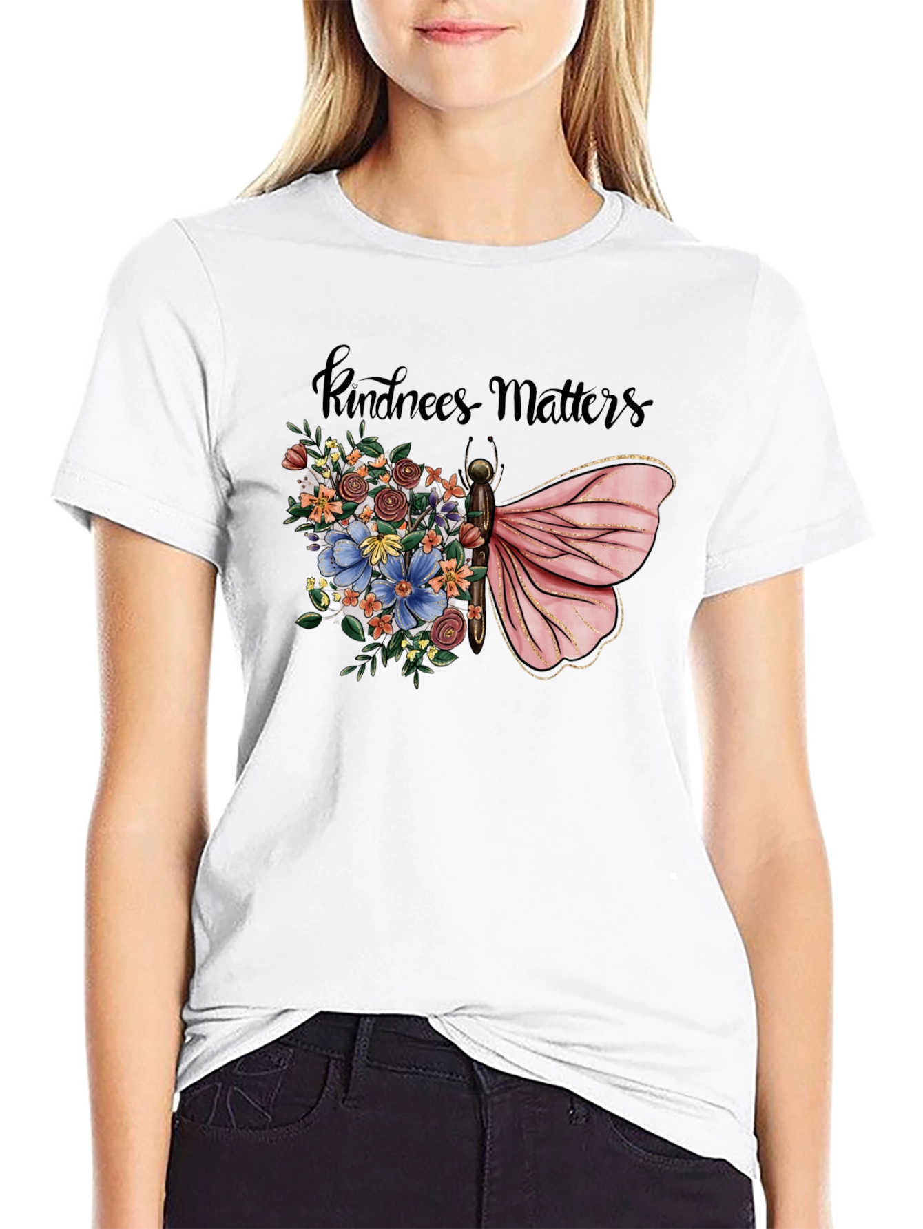 Kindness Matters Butterfly Graphic Tee