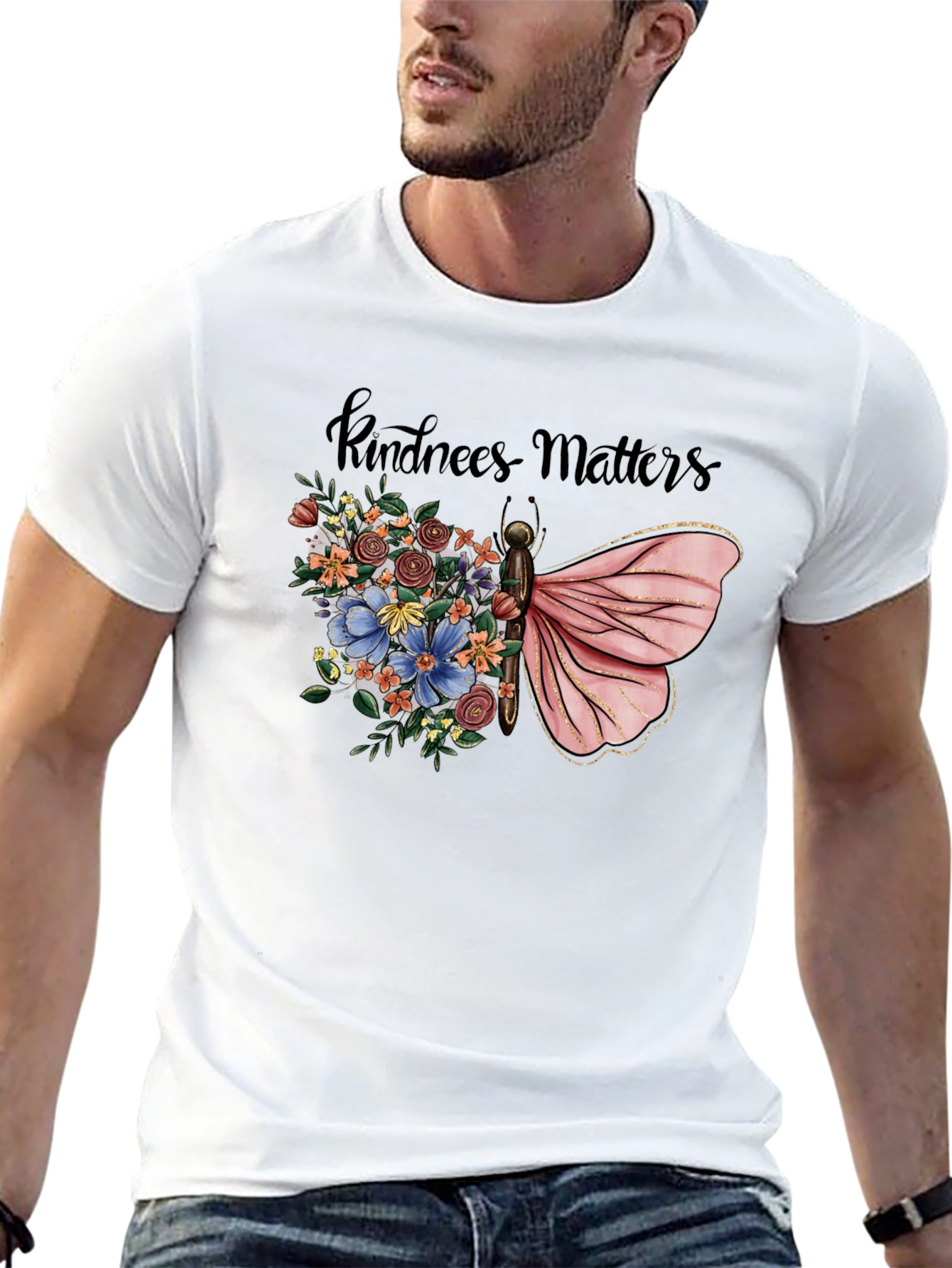 Kindness Matters Butterfly Graphic Tee