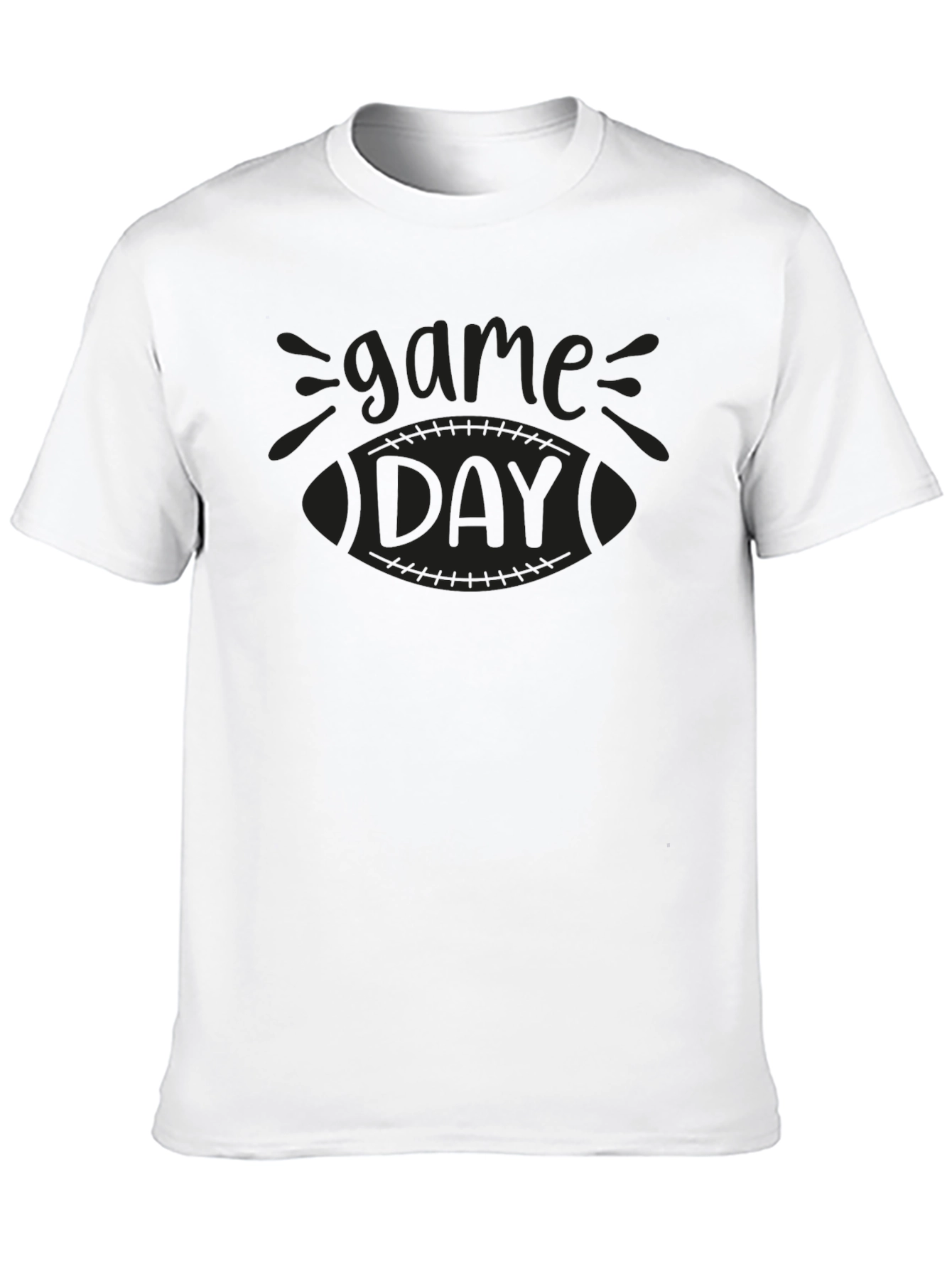 Game Day Football T-Shirt - Black