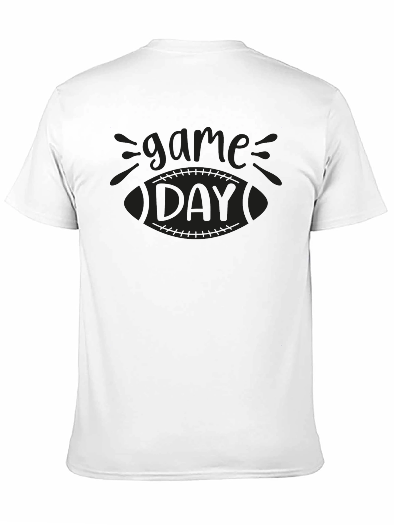 Game Day Football T-Shirt - Black
