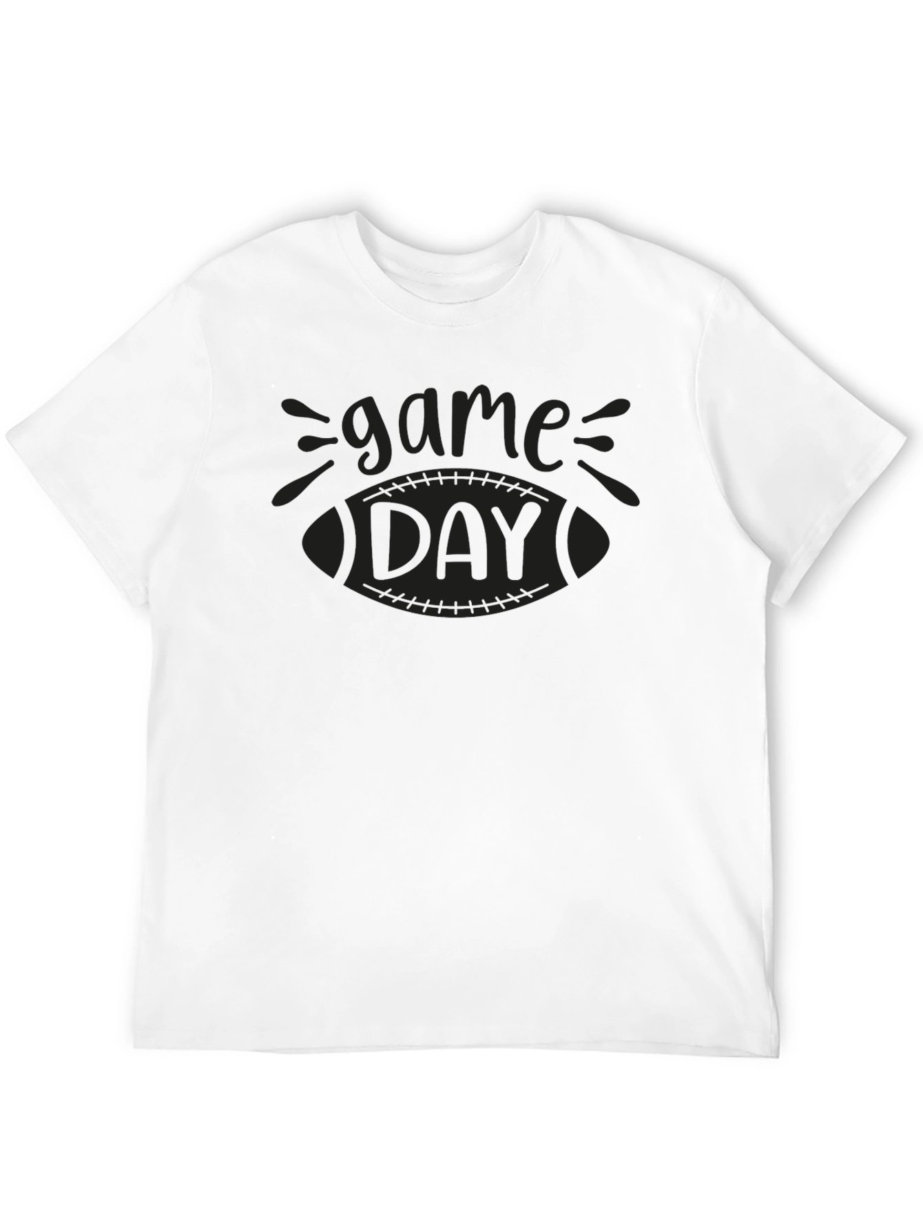 Game Day Football T-Shirt - Black