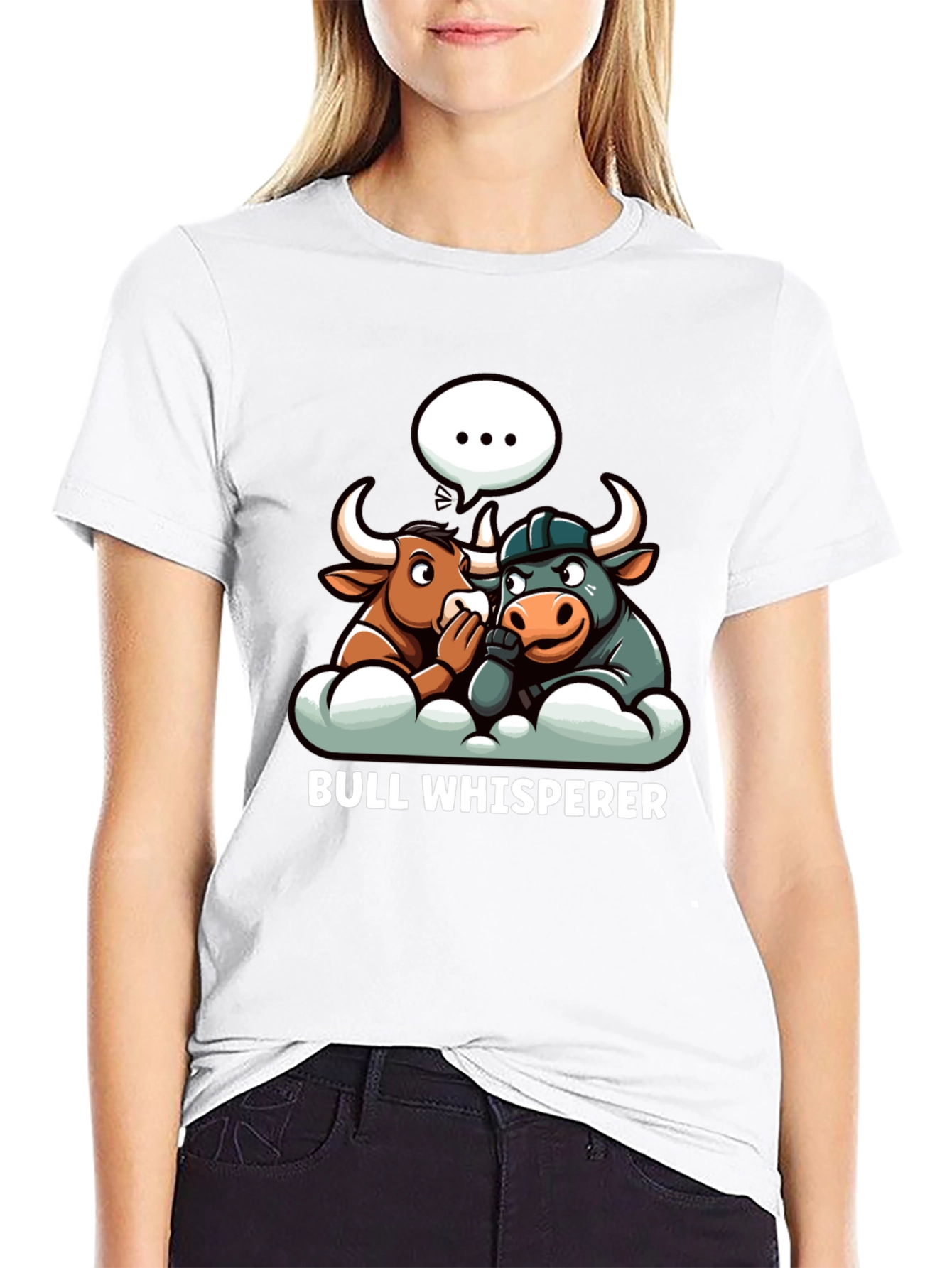 Bull Whisperer Graphic T-Shirt - Black