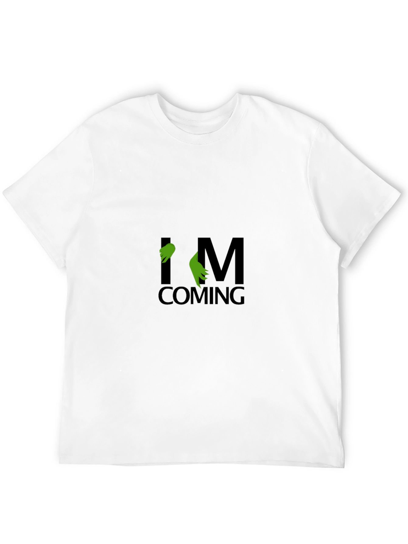Grinch Im Coming Black T-Shirt