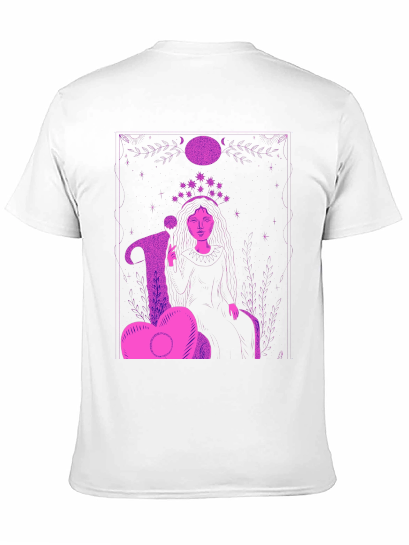 Mystical Woman Graphic Tee - Black