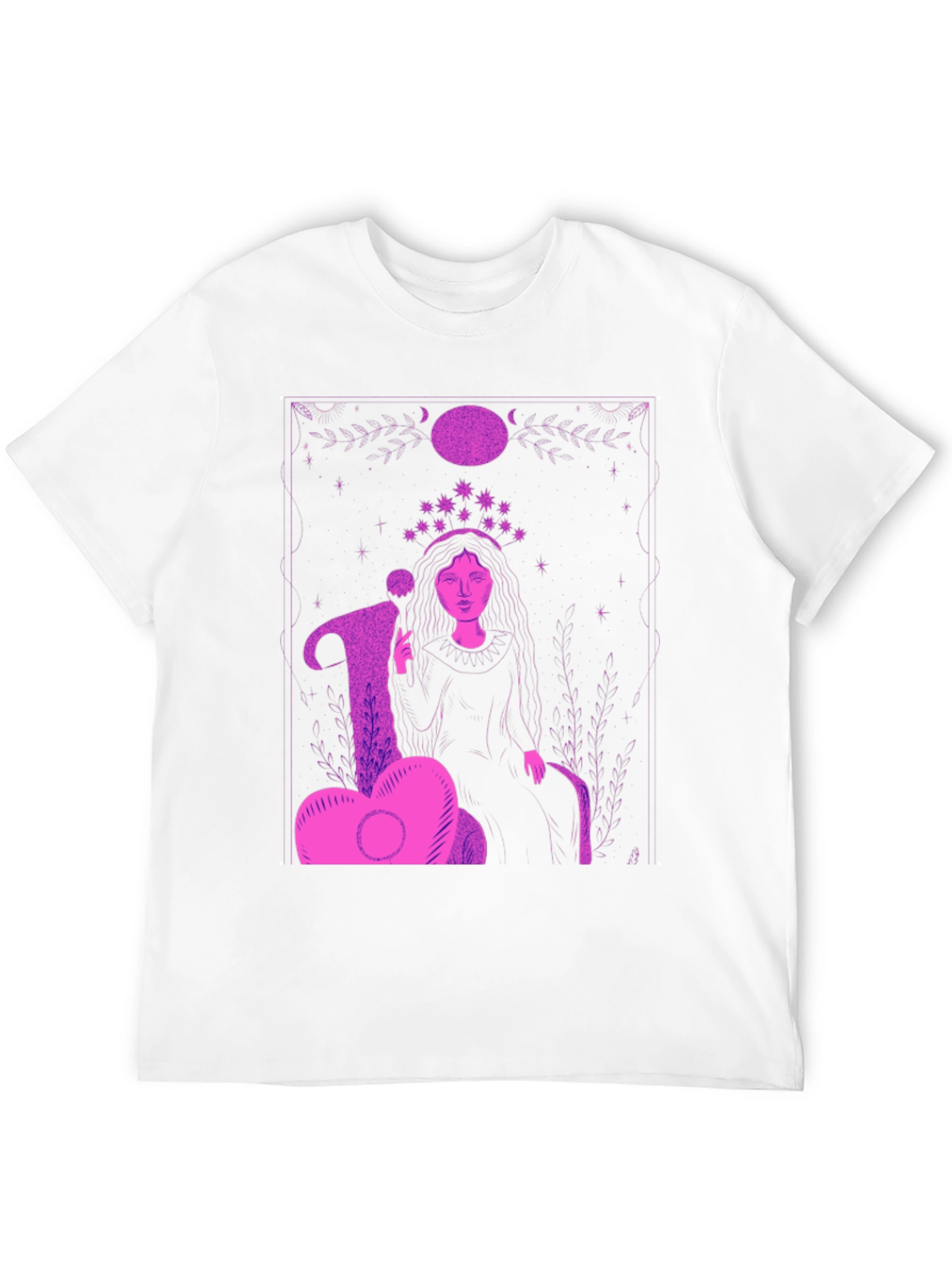 Mystical Woman Graphic Tee - Black