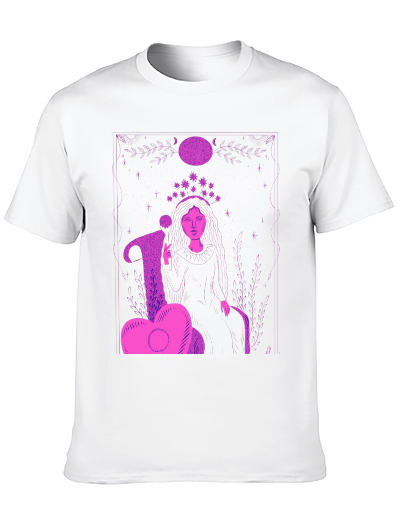 Mystical Woman Graphic Tee - Black