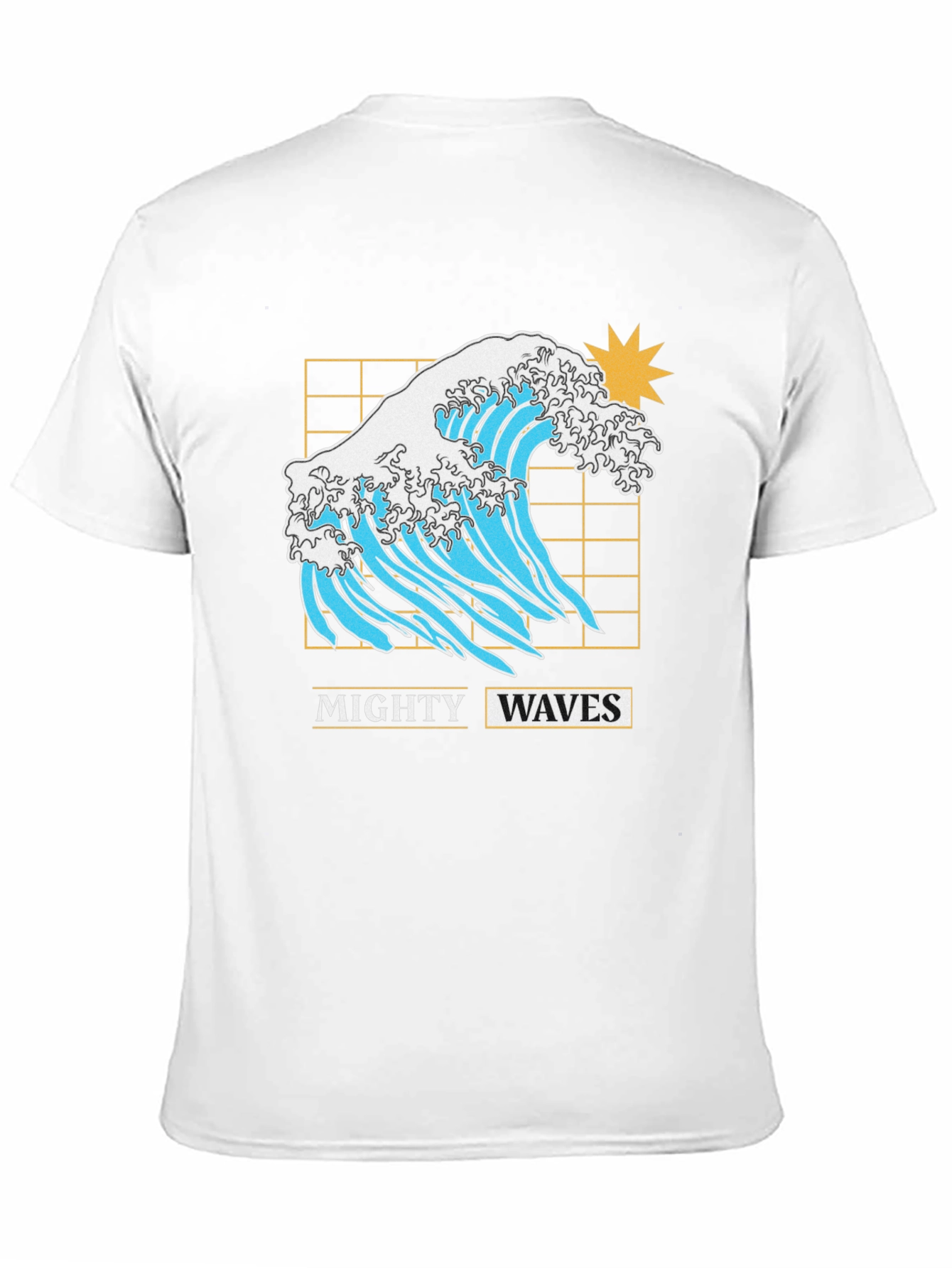 Mighty Waves Graphic Tee - Retro Style